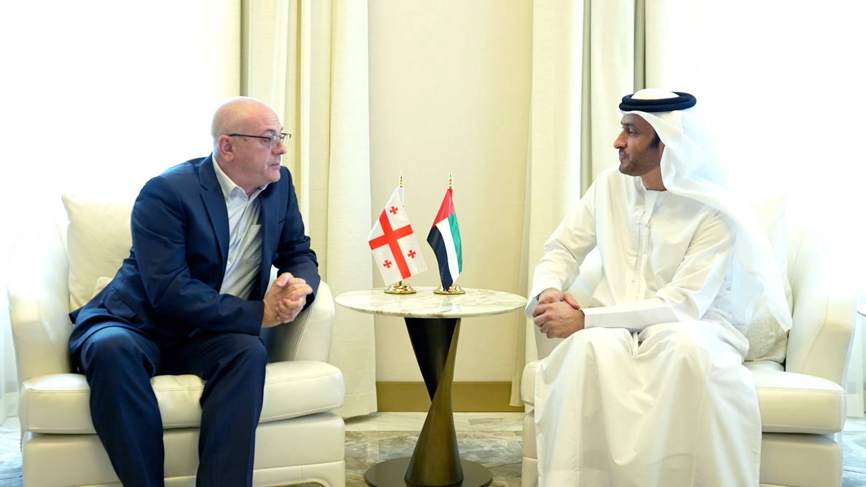 Image for the title: UAE Atty. Gen, Georgian Ambassador discuss judicial cooperation 