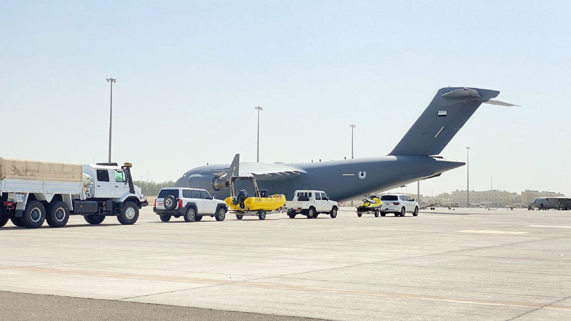 Image for the title: UAE search and rescue team arrives in Libya 