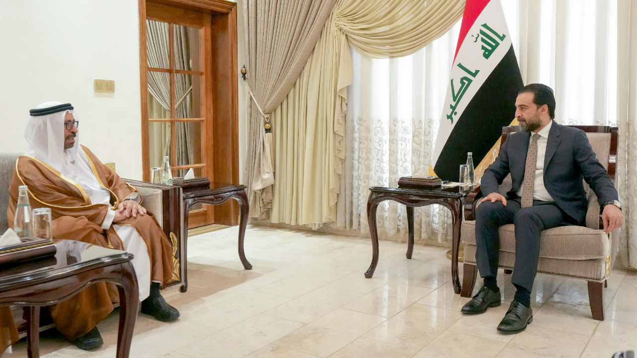 صورة بعنوان: المرر والرئيس العراقي يبحثان تعزيز العلاقات الثنائية بين البلدين 