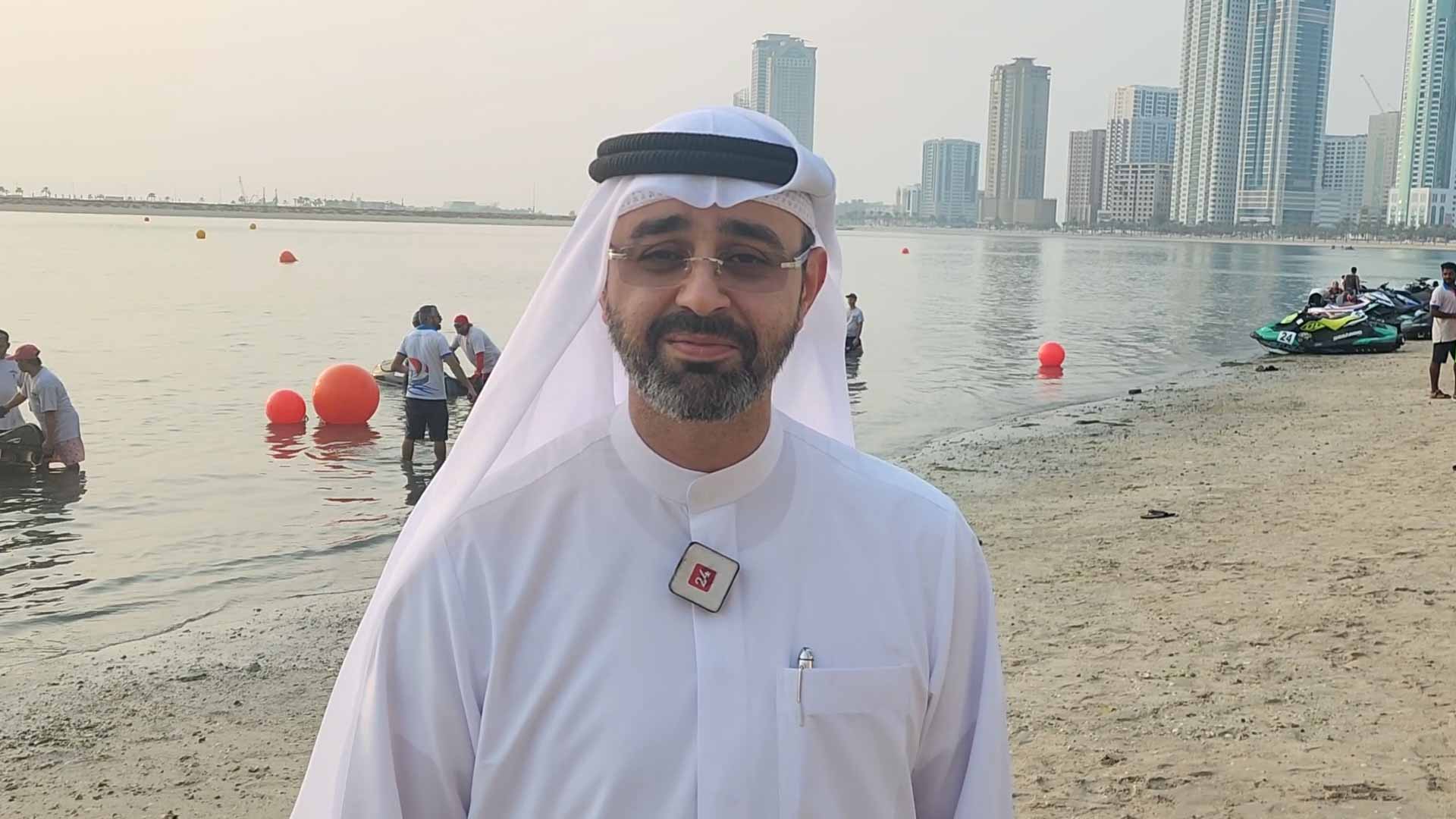 Image for the title: Al Midfa: 55 participants in 2nd Sharjah Jet Ski Championship 