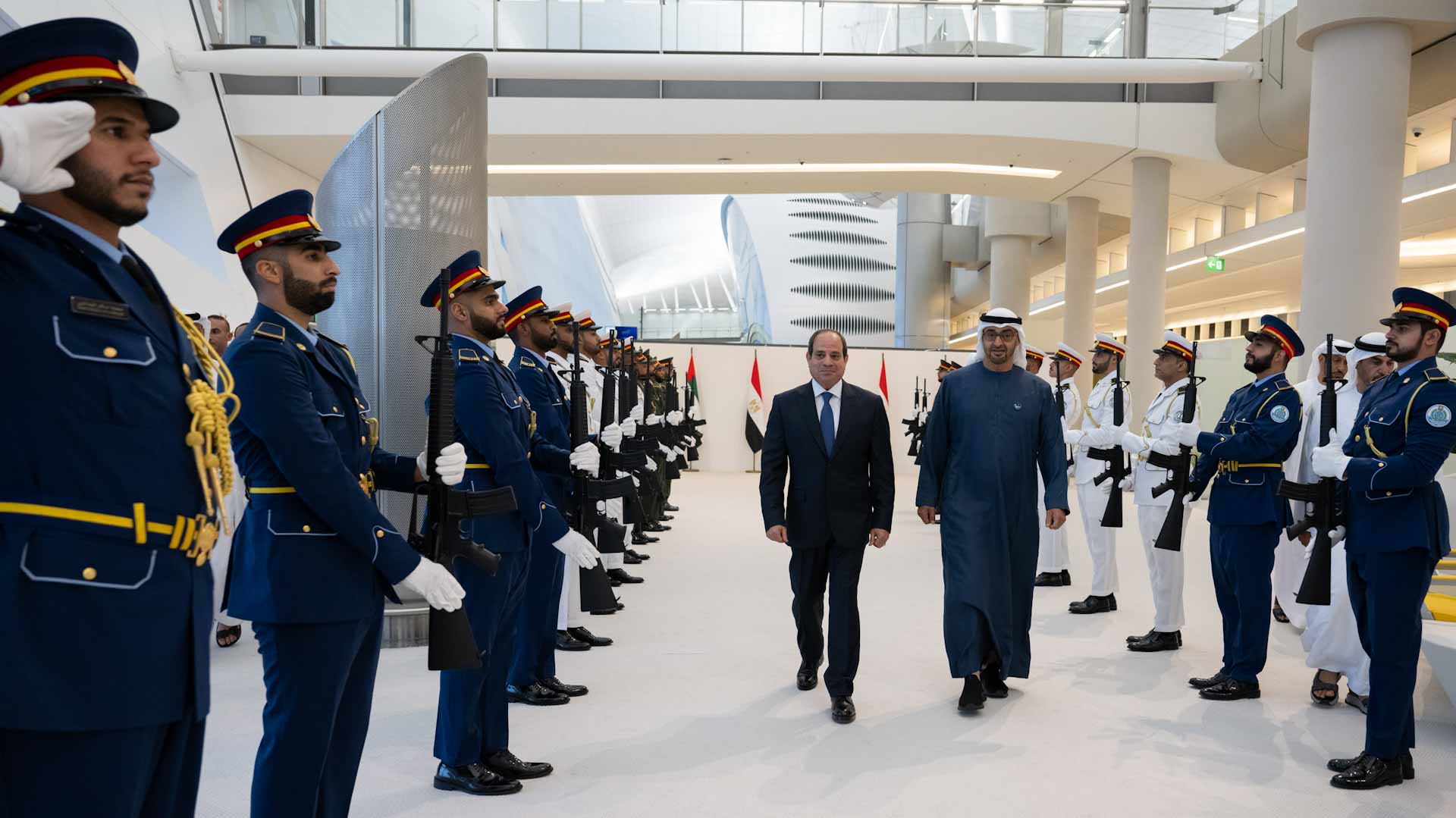 Image for the title: UAE, Egyptian Presidents discuss bilateral cooperation 