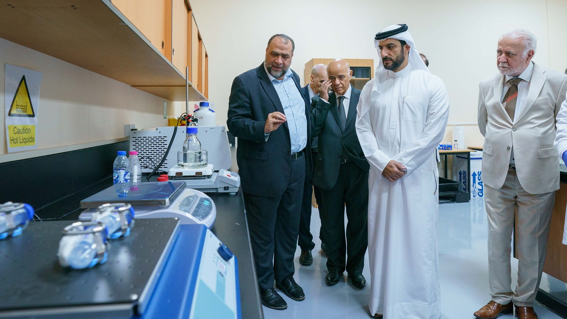Image for the title: Sultan bin Ahmed inaugurates new scientific laboratories at UOS 