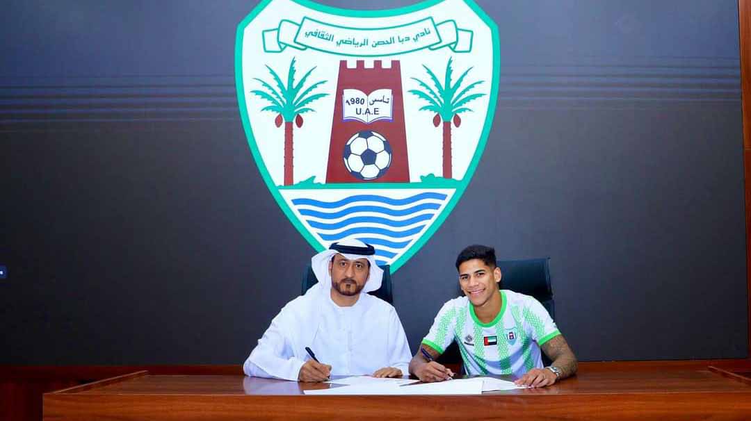 Image for the title: Dibba Al-Hisn's Star Joao Vitor Renews, Shines On! 