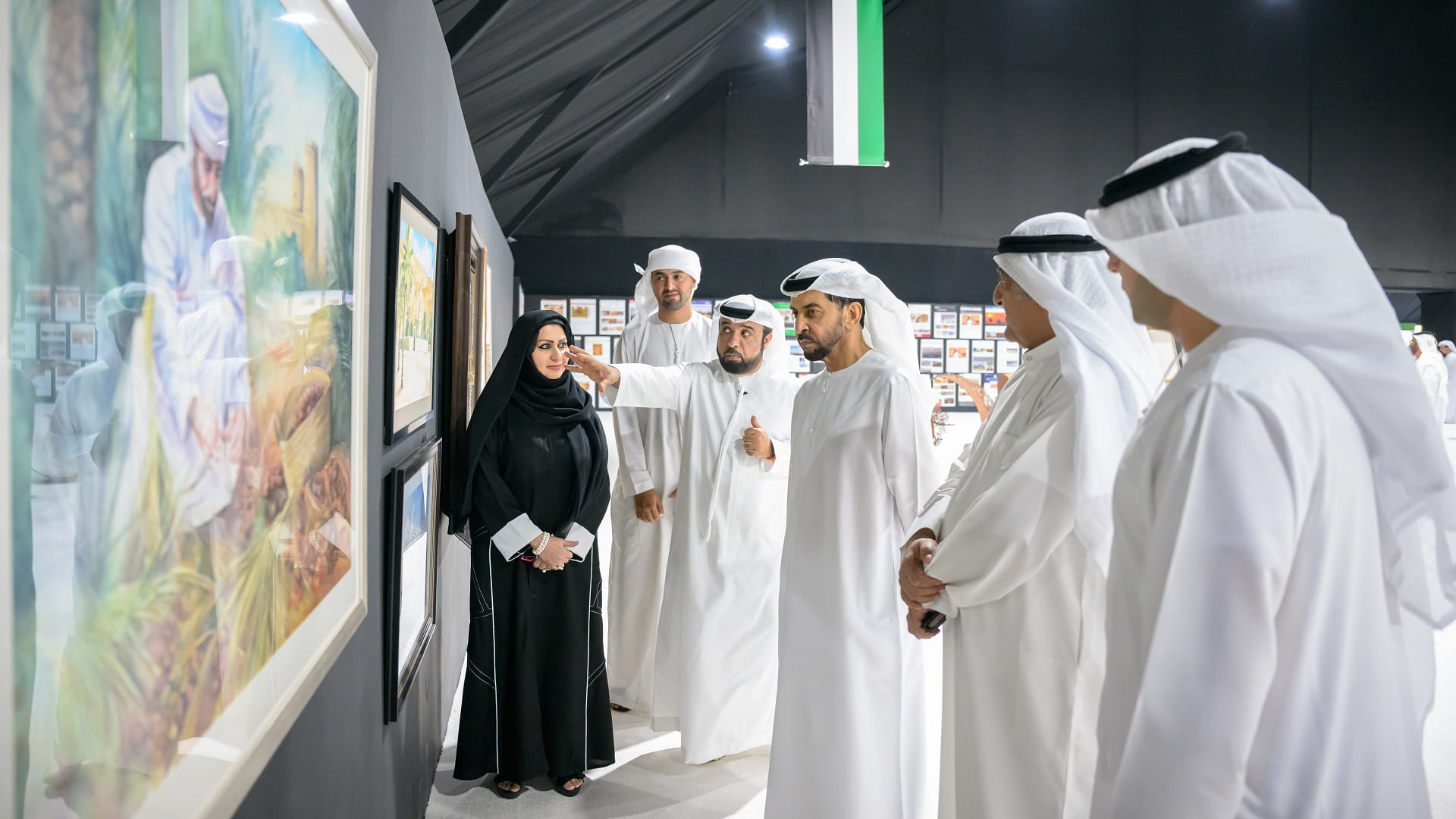 Image for the title: Hamdan bin Zayed visits 2nd Liwa Date Festival and Auction 