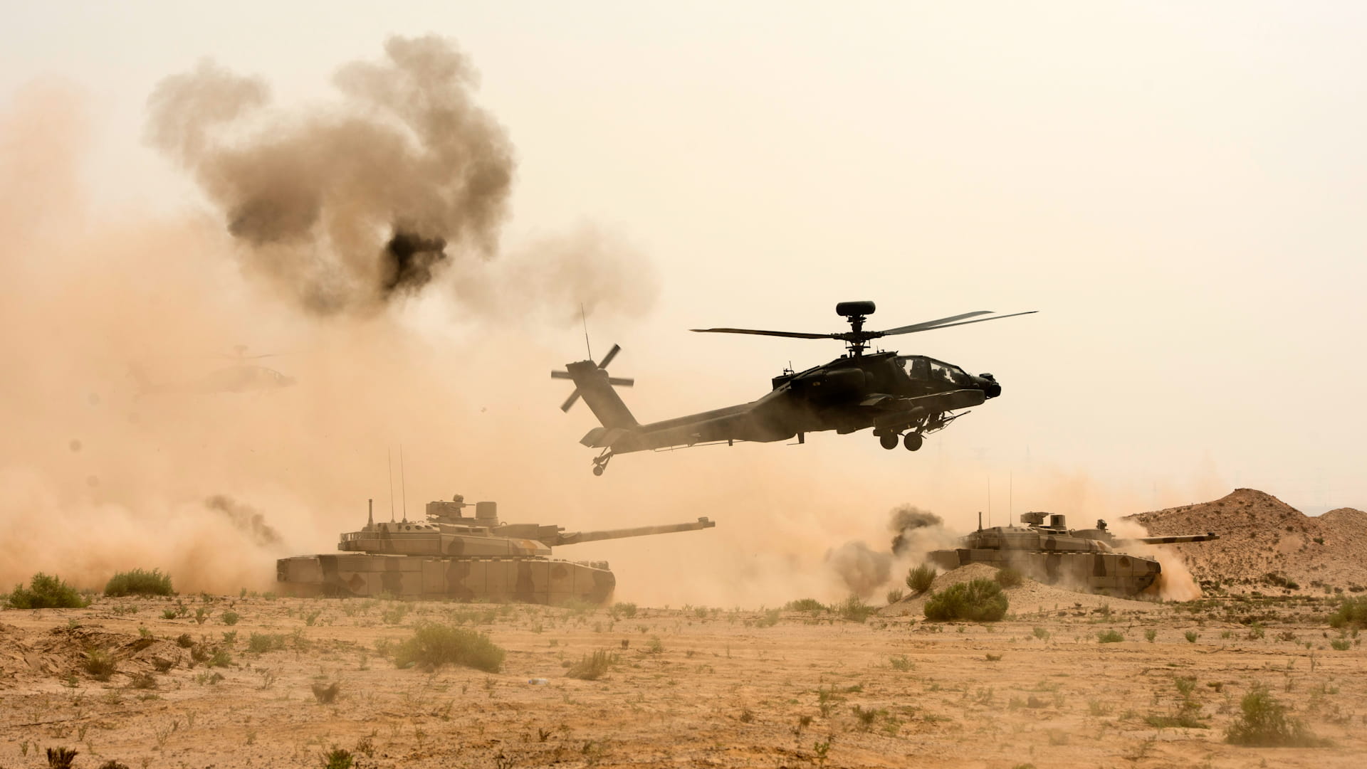 صورة بعنوان: وزارة الدفاع: ضوضاء متوقعة مع بدء تحضيرات "حصن الاتحاد 9" بأبوظبي 