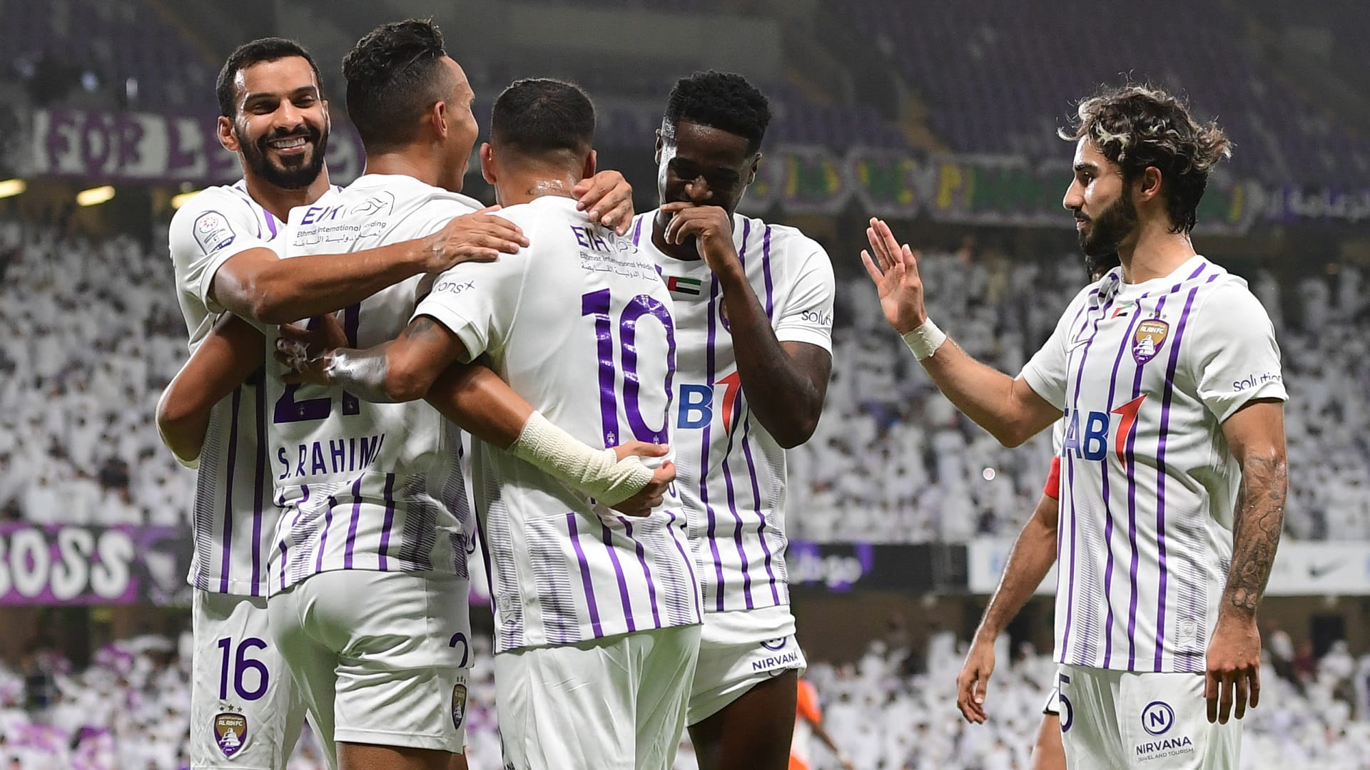 Image for the title: Al Ain defeat Ajman 6-0 in ADNOC Professional League 
