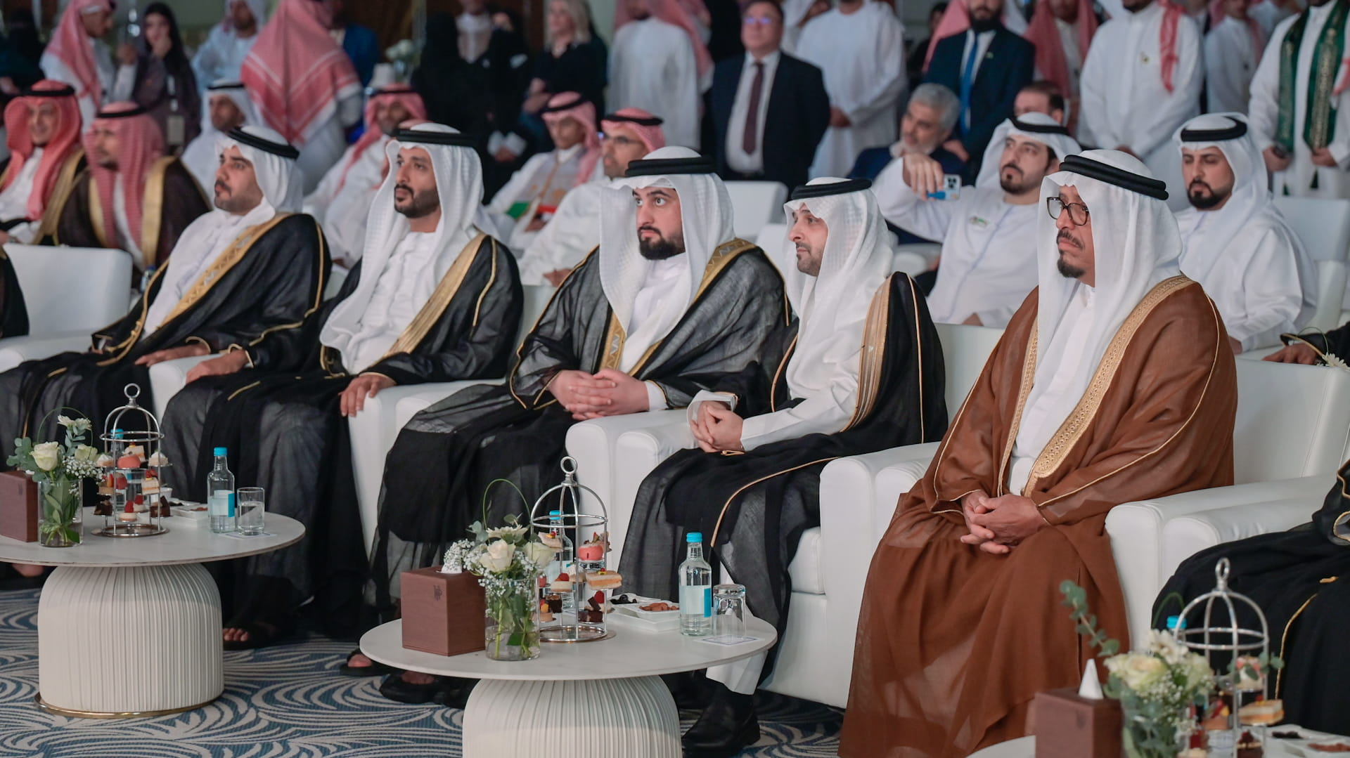 صورة بعنوان: أحمد بن محمد يحضر الاحتفال باليوم الوطني السعودي الـ 93 في دبي 