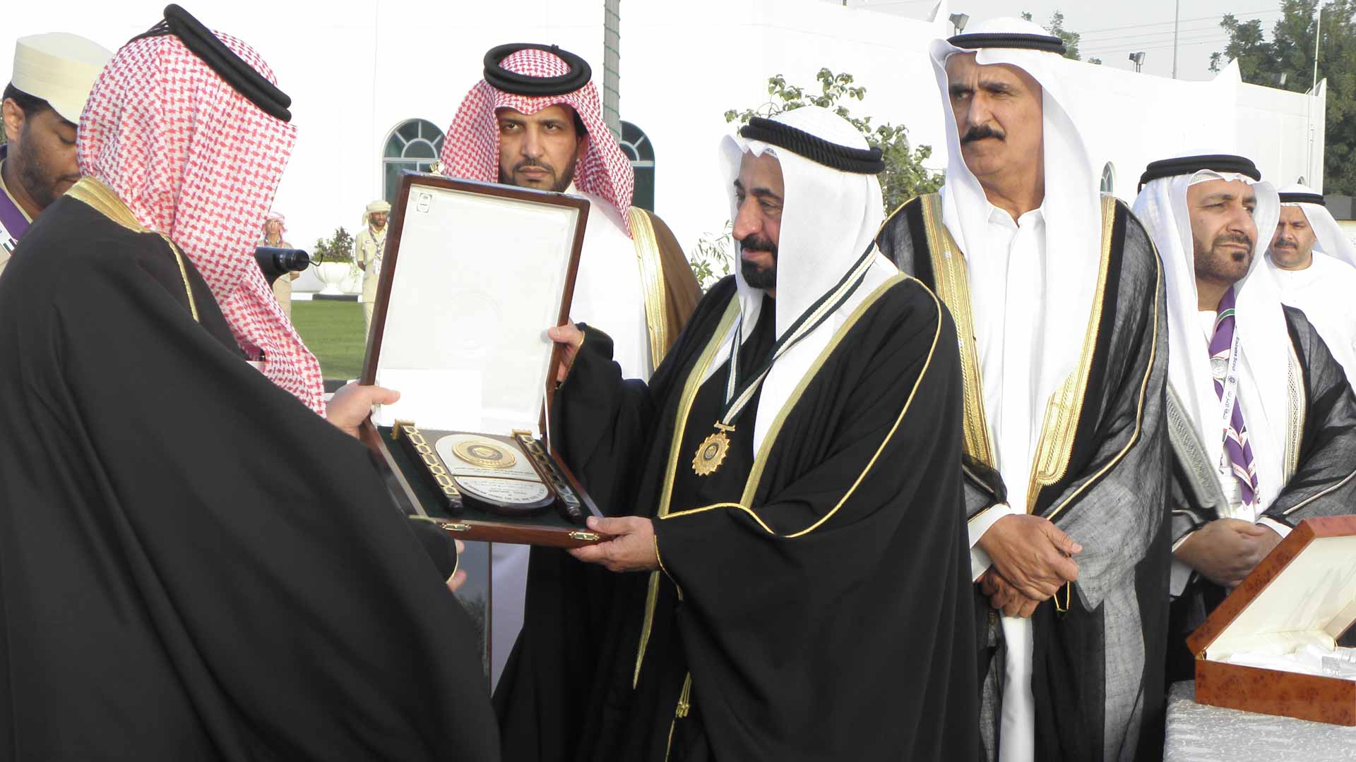 Image for the title: Sultan Al Qasimi Centre commemorates GCC medal awarded to Sharjah 