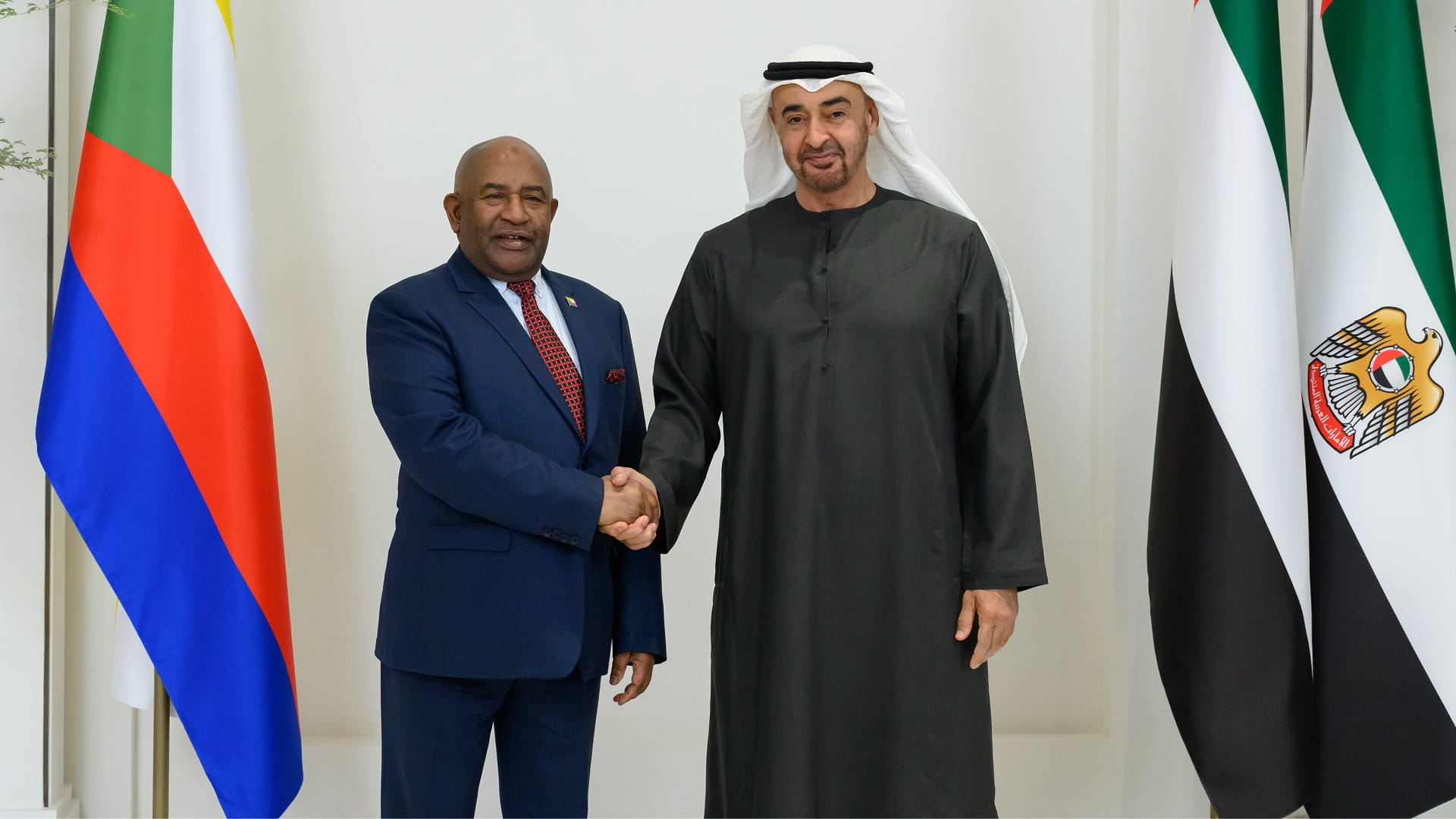 Image for the title: UAE President receives President of Comoros 