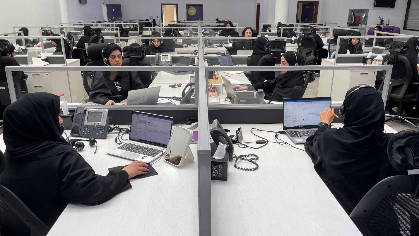 Image for the title: Sharjah Contact Centre's calls increase by 45% in 2023 H1 