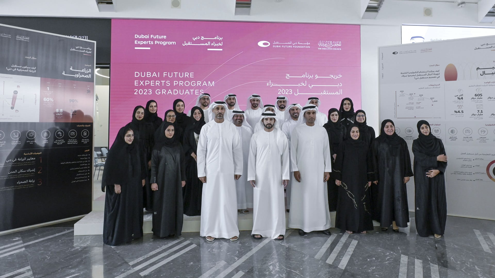 صورة بعنوان: حمدان بن محمد يشهد تخريج منتسبي برنامج دبي لخبراء المستقبل 