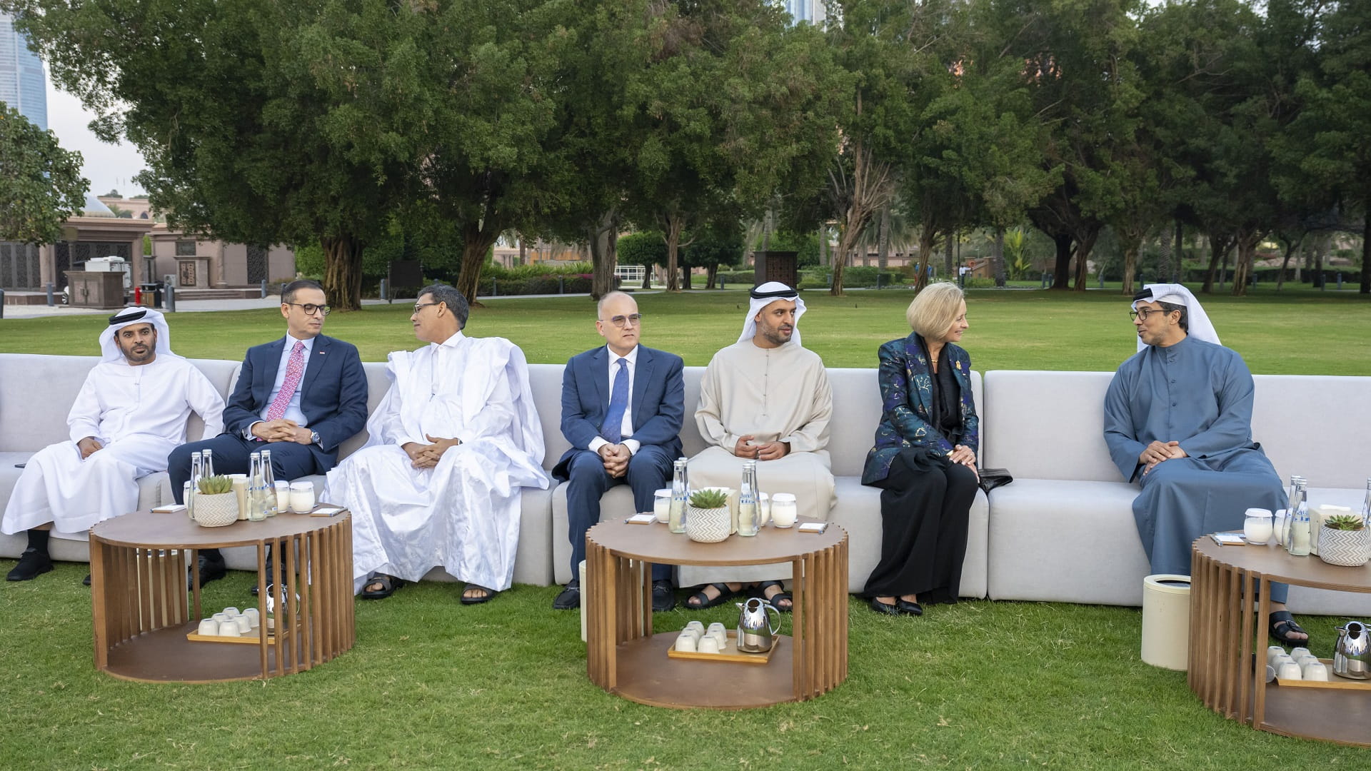 Image for the title: Mansour bin Zayed receives Ramadan well-wishers, ambassadors 