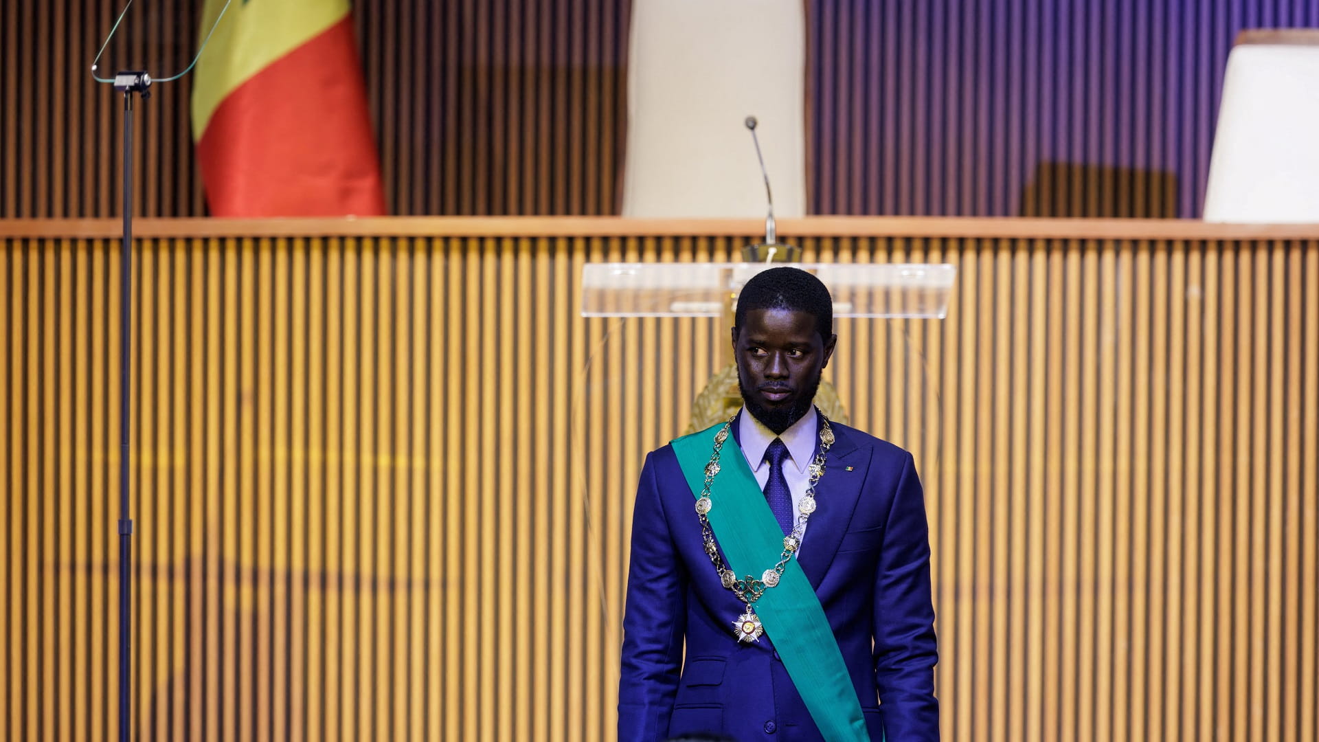 صورة بعنوان: فاي يؤدي اليمين رئيساً للسنغال ويؤكد رغبته العميقة في التغيير 