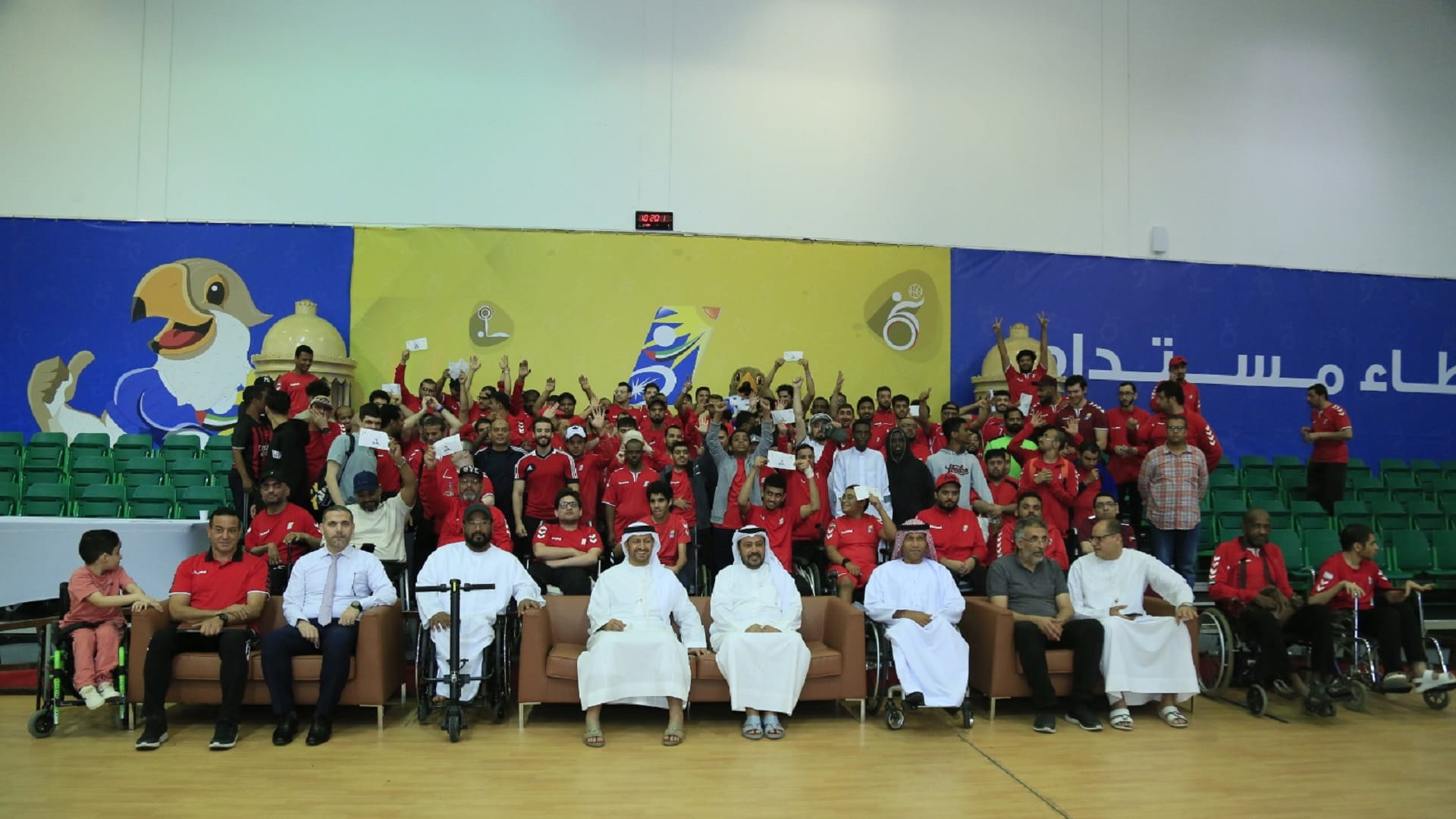 صورة بعنوان: ختام فعاليات الأنشطة الرمضانية في نادي الثقة للمعاقين  