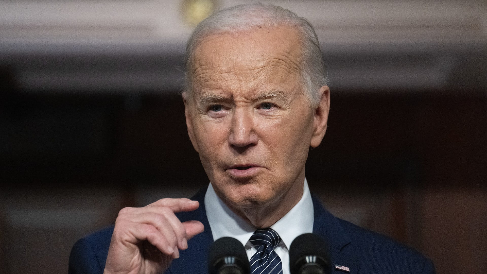 Image for the title: Biden to Netanyahu: Protect Gaza civilians for US support 