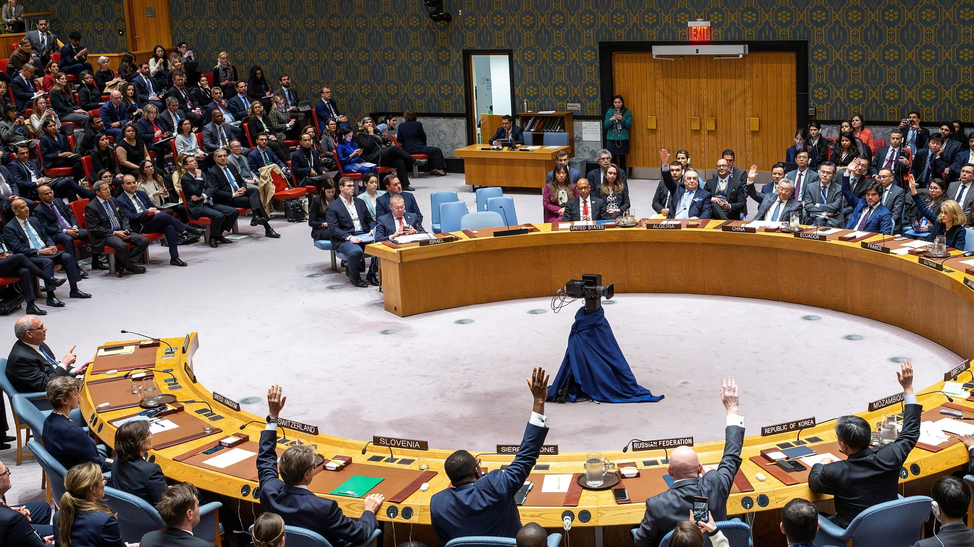 صورة بعنوان: مجلس الأمن يخفق بتبني قرار قبول فلسطين عضواً كاملاً بالأمم المتحدة 