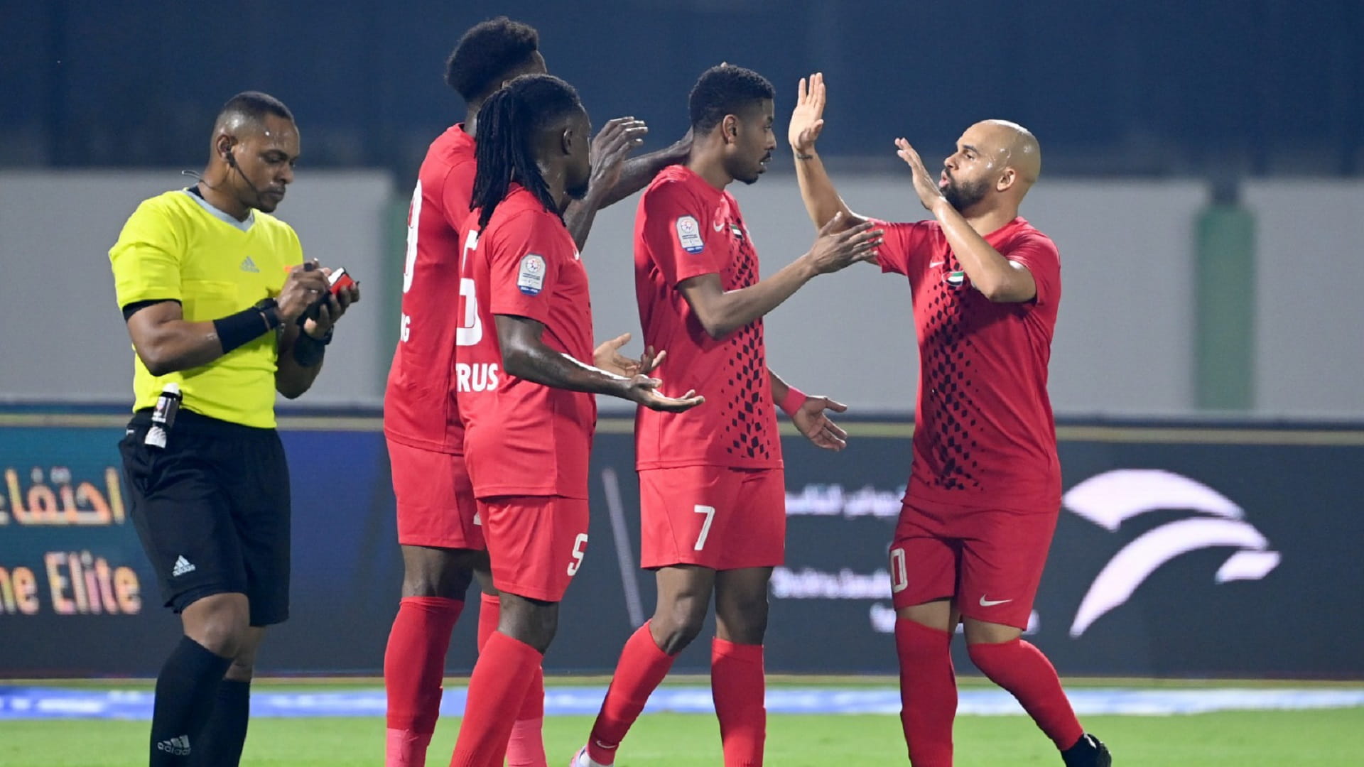 Image for the title: Al Bataeh secures 3-0 victory over Khorfakkan in ADNOC Pro League 