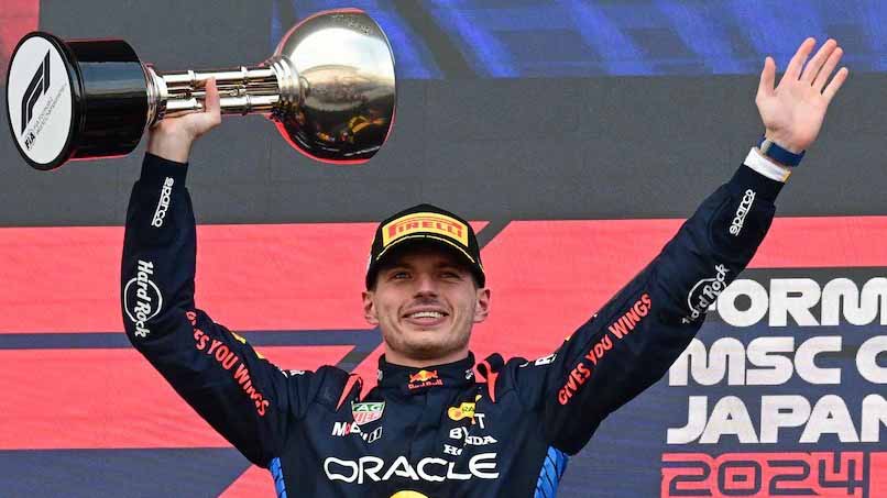 صورة بعنوان: الهولندي فيرستابن يتوج بلقب اليابان للفورمولا 1 