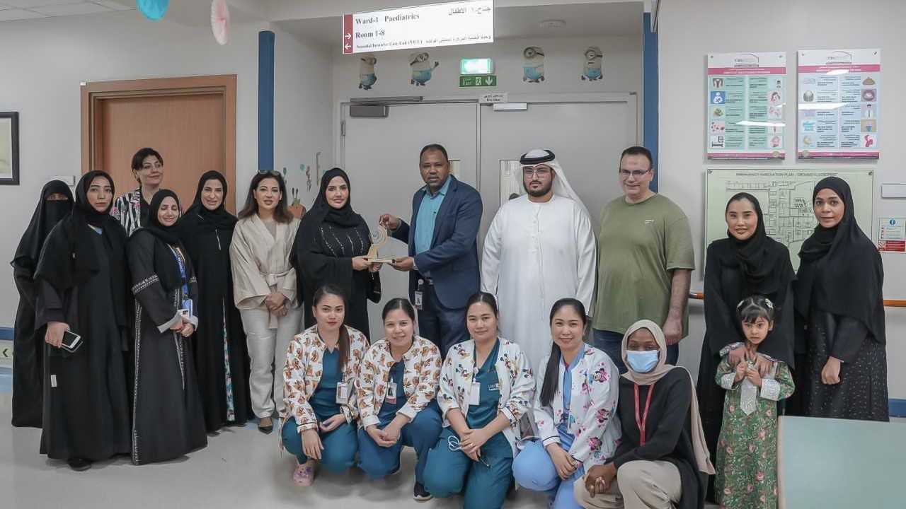 Image for the title: UHS’s children receives 'Tahseel' Eidiya  