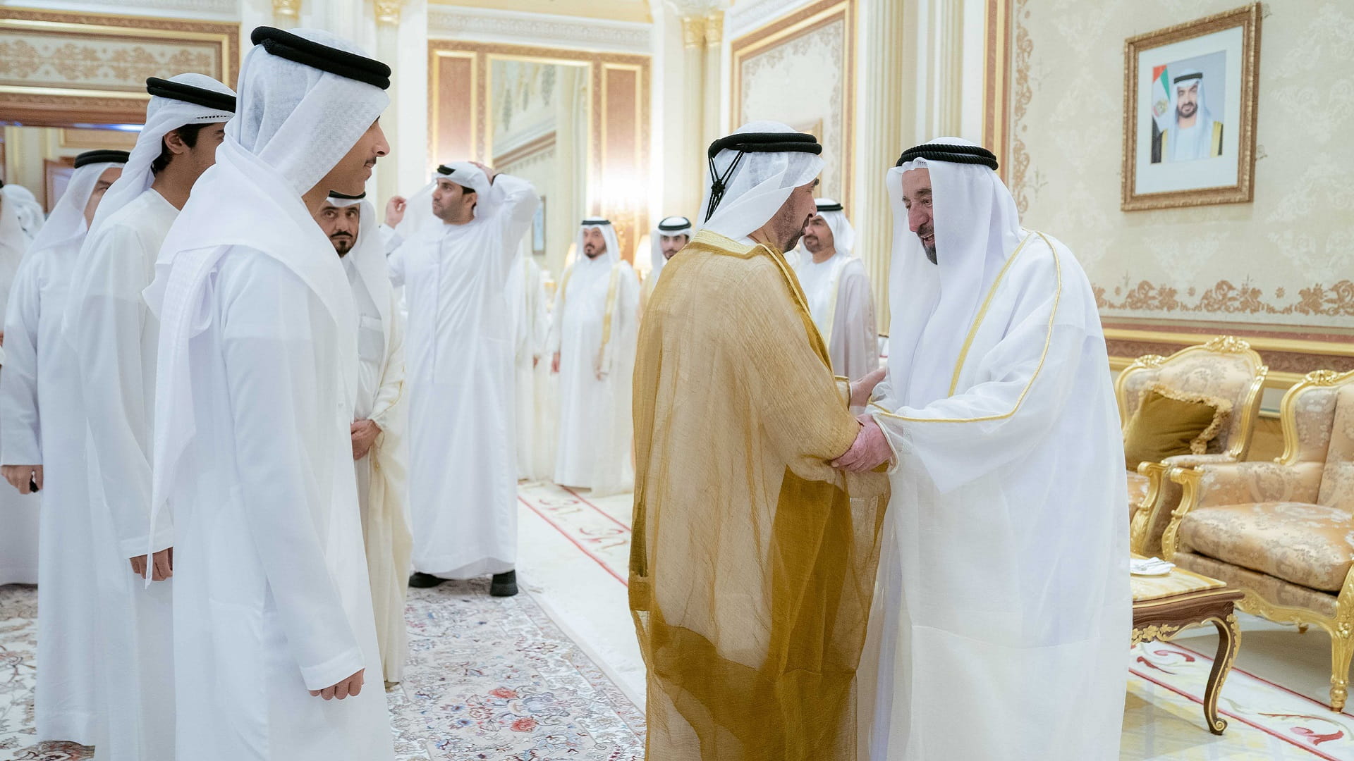 Image for the title: Sharjah Ruler exchanges greetings with Eid Al Fitr well-wishers 