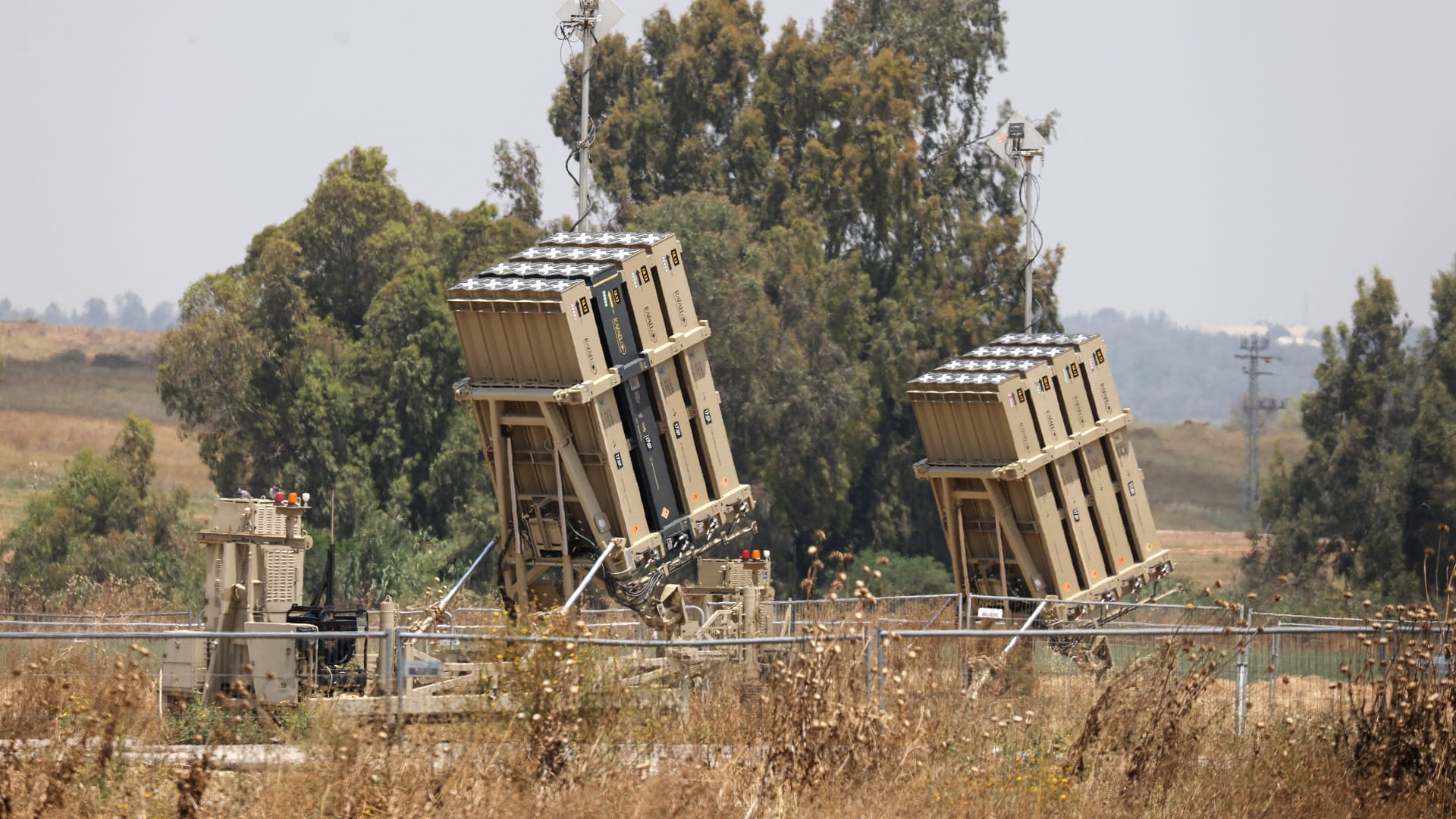 Image for the title: Israel on alert after Iranian threat as Gaza war grinds on 