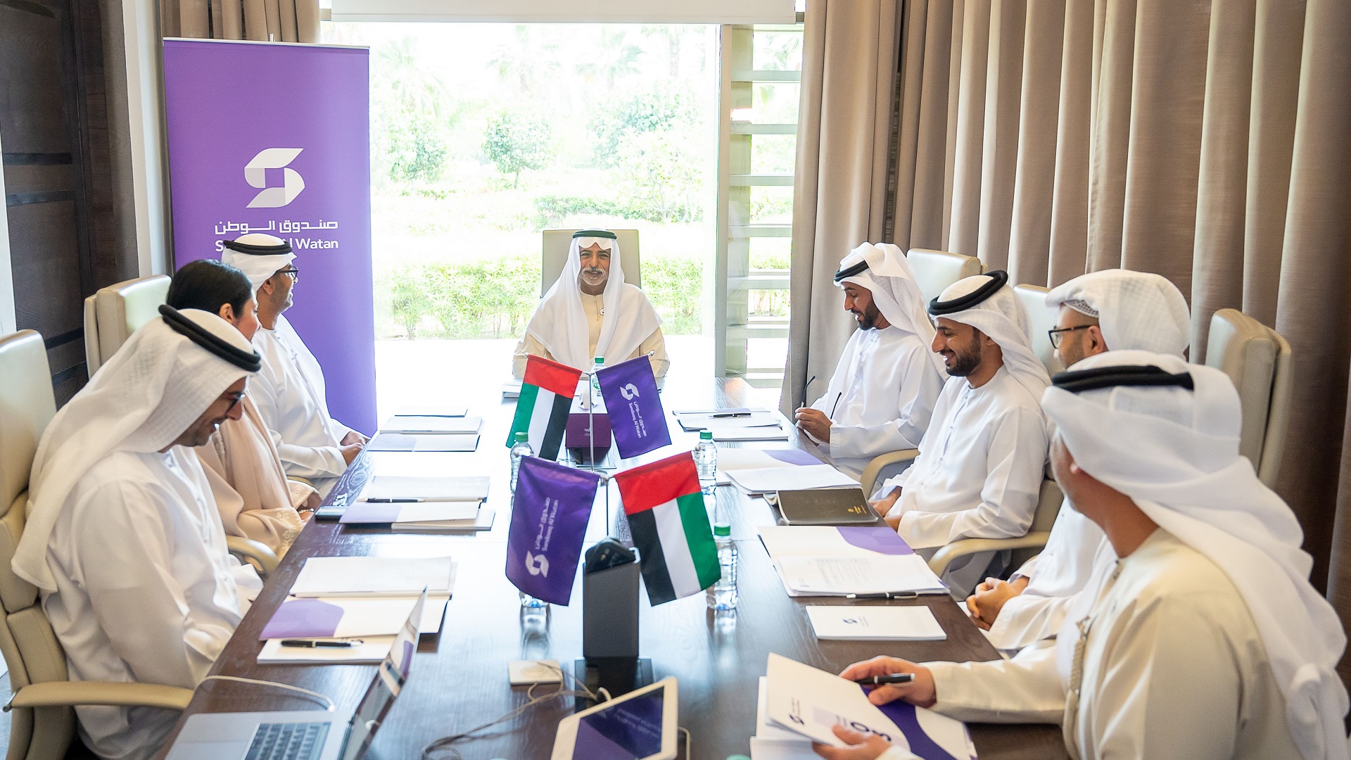 صورة بعنوان: نهيان بن مبارك يترأس اجتماع مجلس إدارة صندوق الوطن 