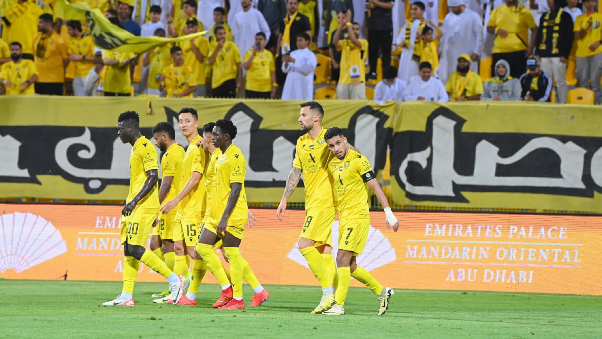 Image for the title: Al Wasl secures a clean triple win over Hatta in ADNOC Pro League 