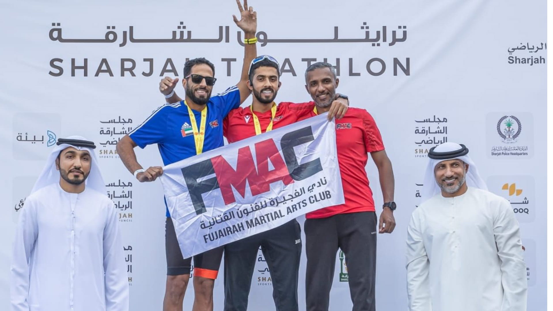 Image for the title: Sharjah Triathlon attracts 320 racers 