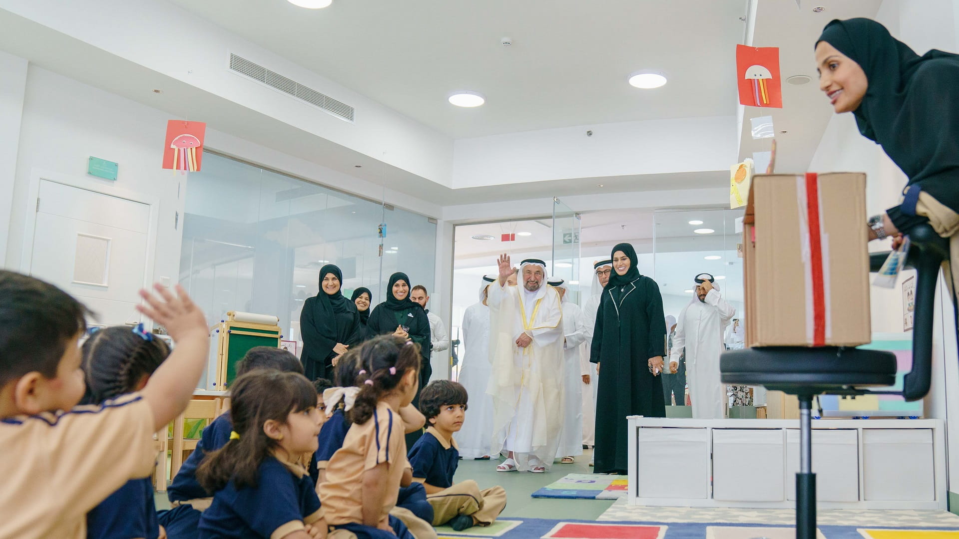 Image for the title: Sharjah Ruler inaugurates Wasit Nursery 