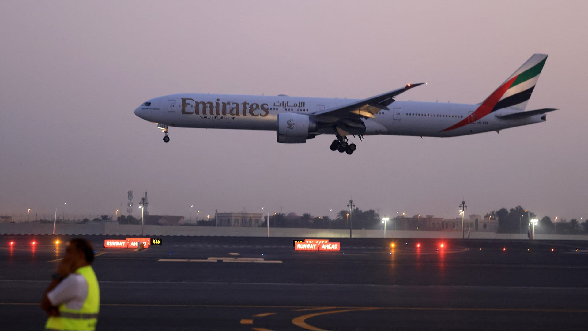 Image for the title: Multiple Emirates flights to, from DXB experiencing delays 