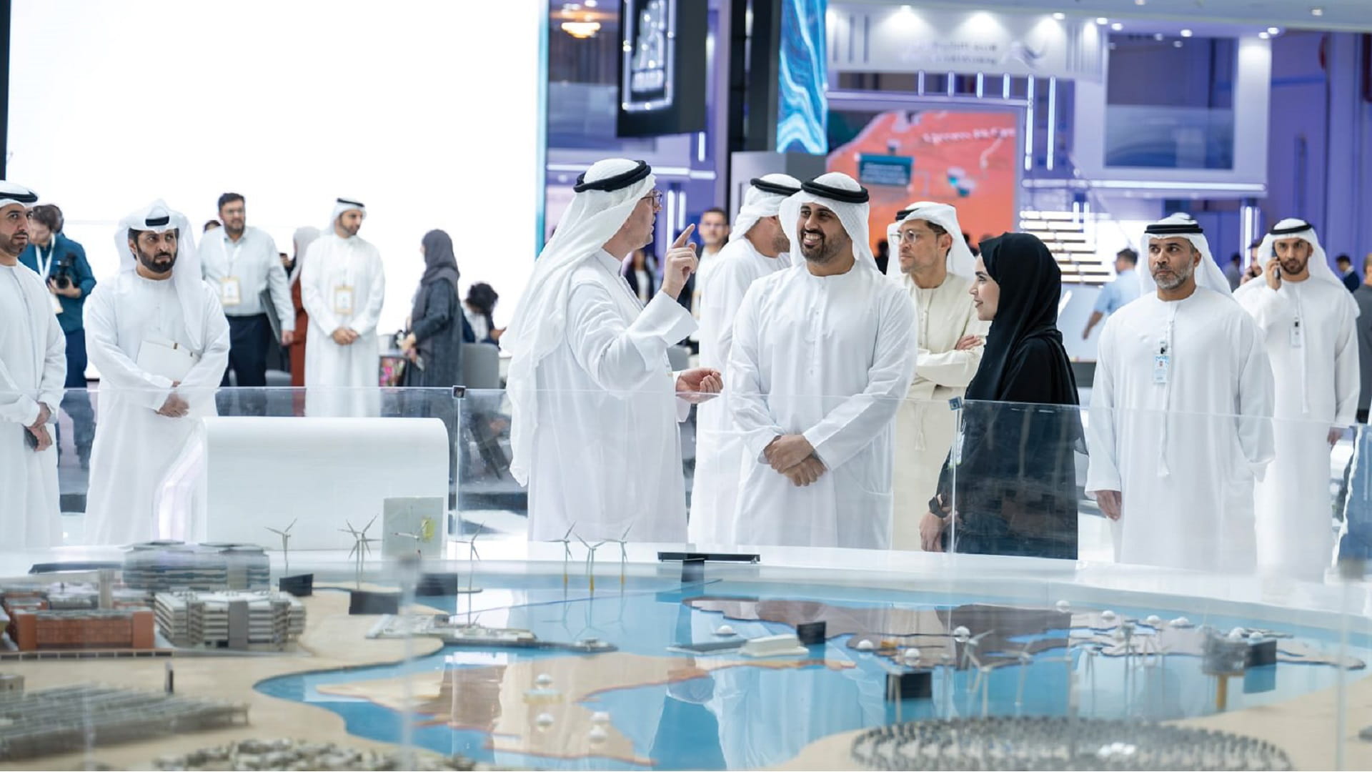 Image for the title: Theyab bin Mohamed bin Zayed attends World Future Energy Summit 