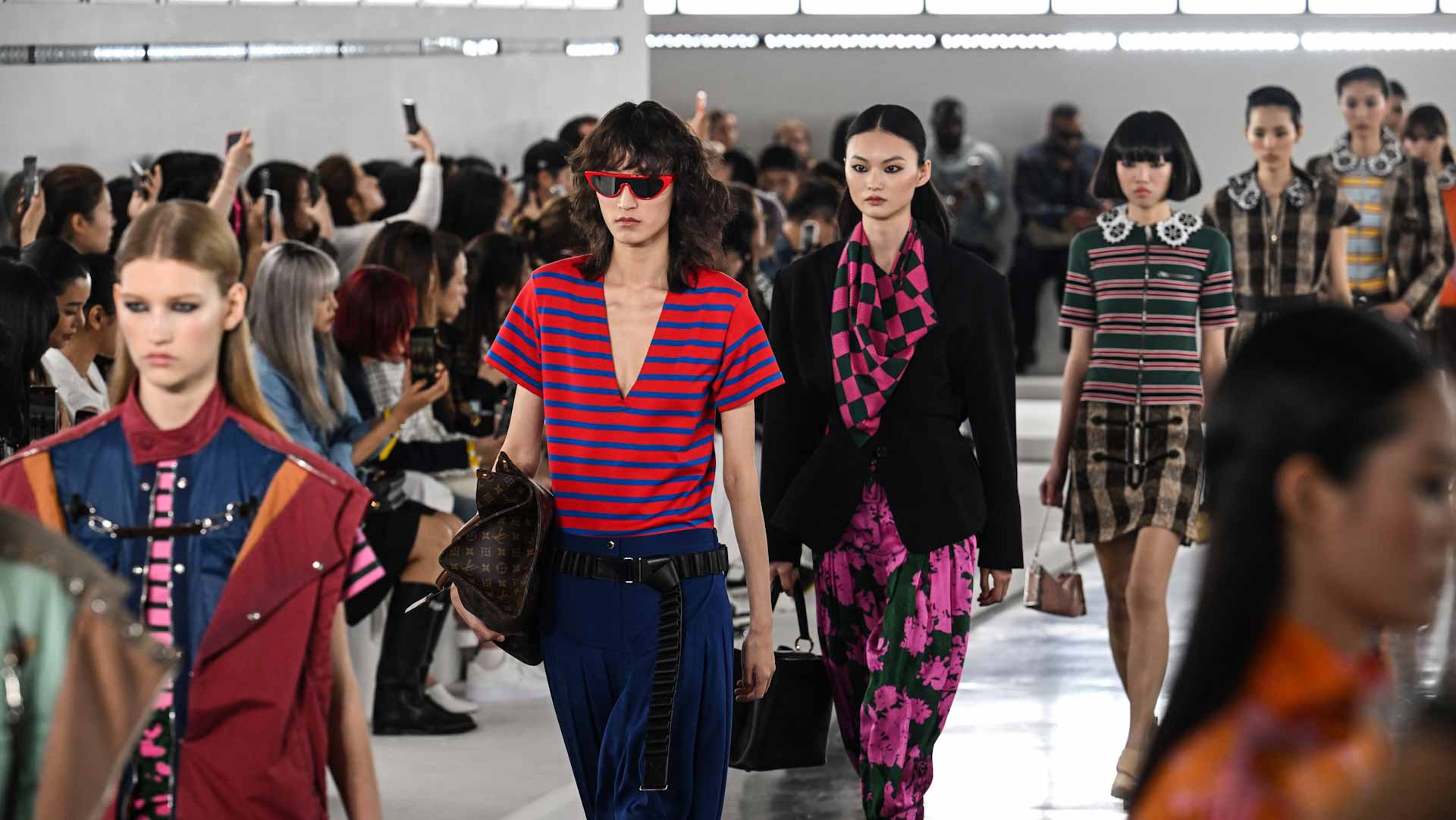 Image for the title: Louis Vuitton holds 'Voyager' fashion show in Shanghai 