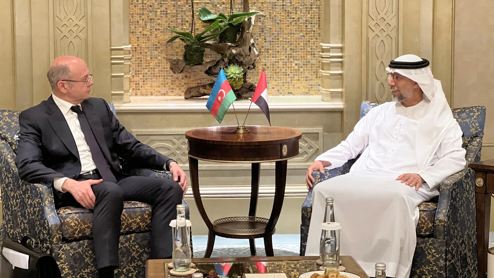 Image for the title: UAE President receives letter from President of Azerbaijan 