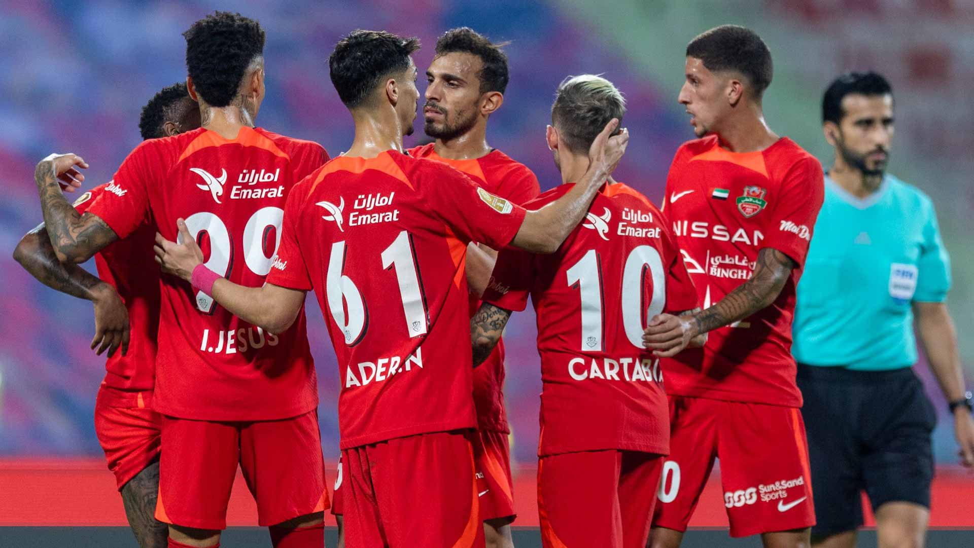 Image for the title: Al Ahli Youth Secures 4-1 Victory Over Kalba in APL 