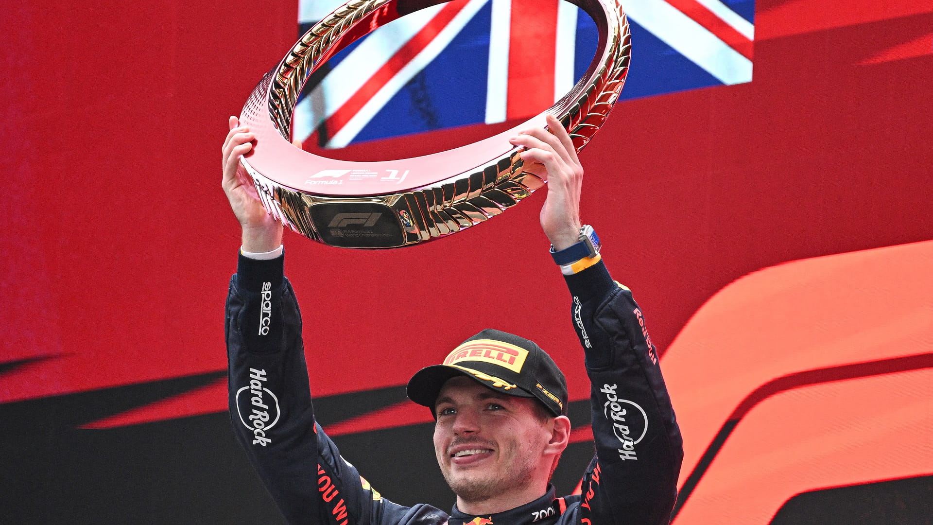Image for the title: Max Verstappen wins Chinese Grand Prix to extend title grip 