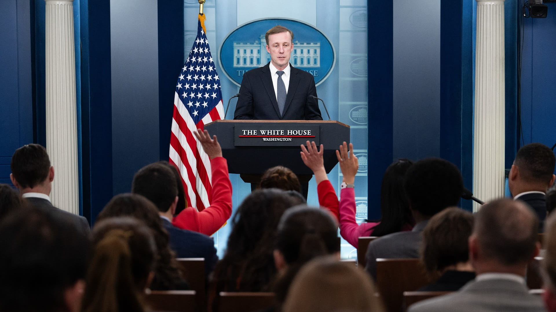 Image for the title: White House: Reports of mass graves in Gaza deeply disturbing 