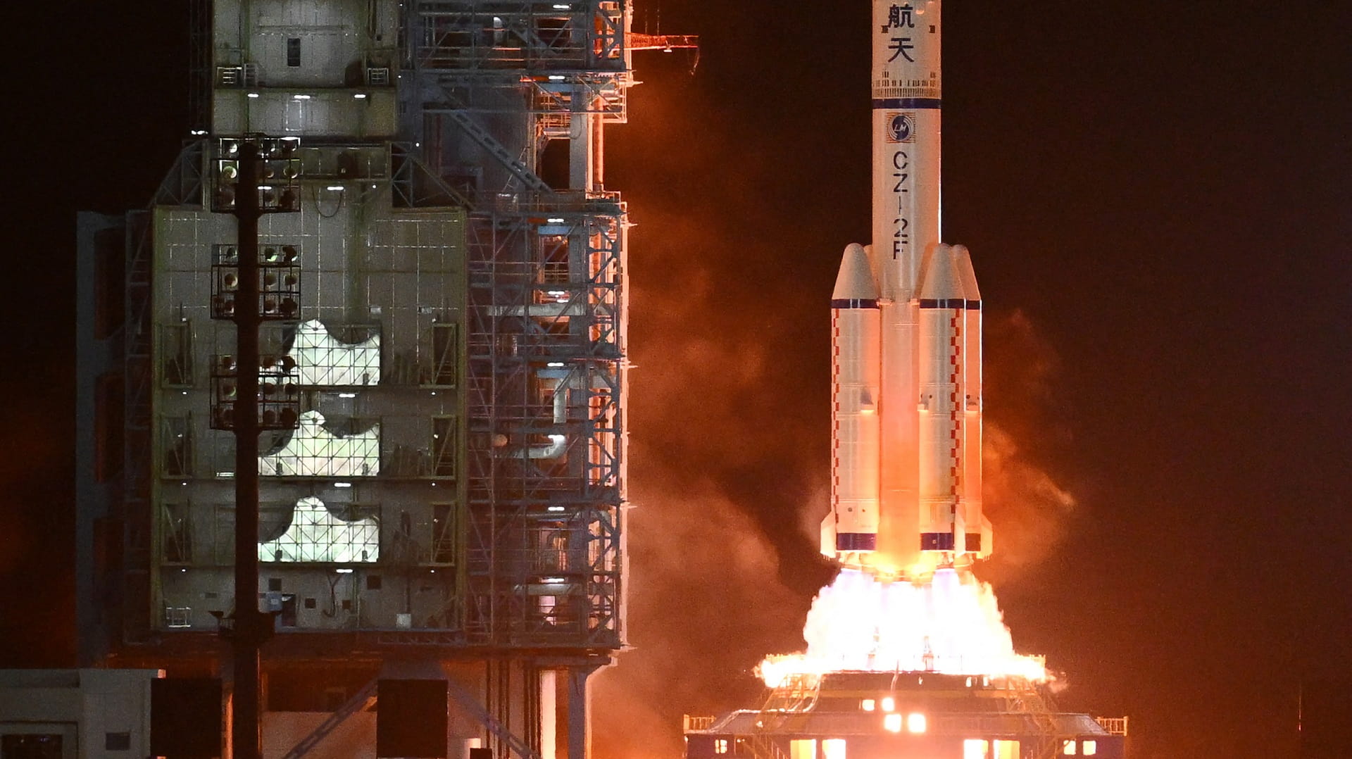 Image for the title: China's Shenzhou-18 mission takes off bound for space station 
