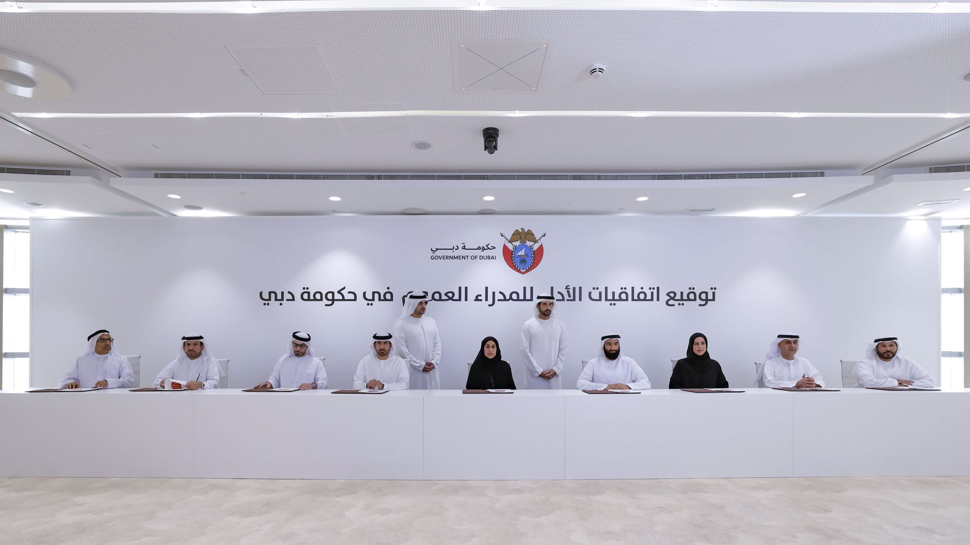 Image for the title: Dubai CP, Deputy Ruler attend signing of performance agreements 