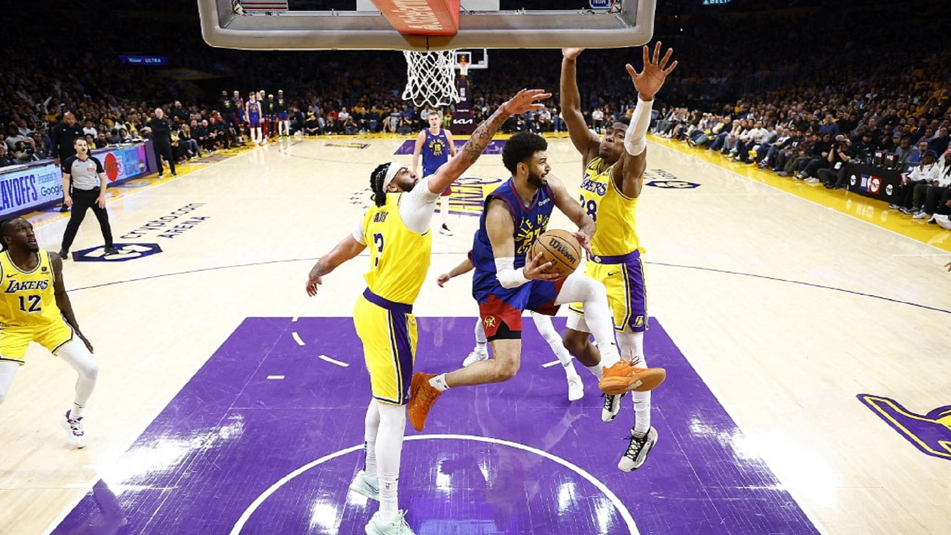 صورة بعنوان: ناجتس يقترب من نصف نهائي دوري السلة الأميركي 