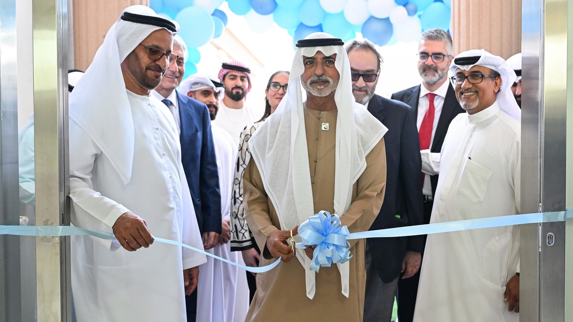 Image for the title: Nahyan bin Mubarak opens medical centre at Shakhbout City 