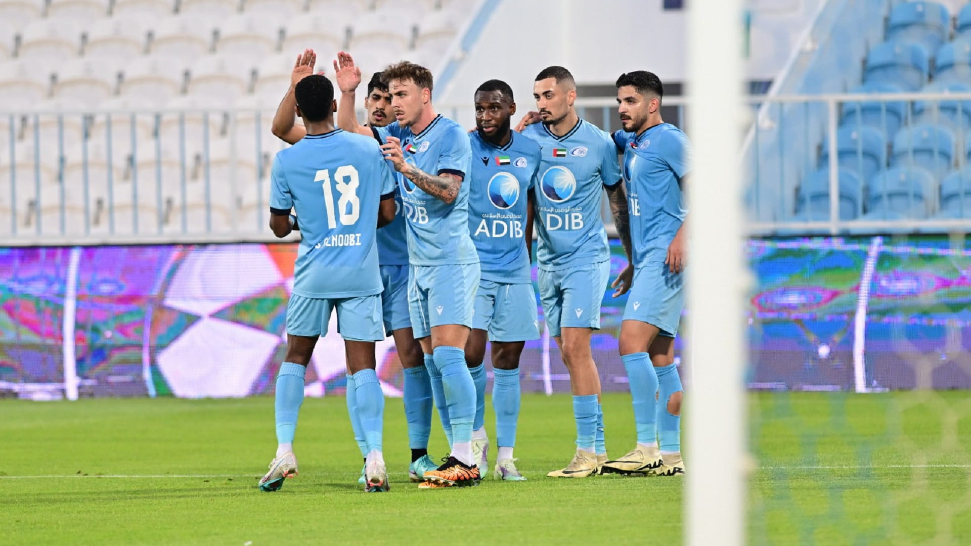 صورة بعنوان: بني ياس يفوز على حتا في دوري أدنوك للمحترفين برباعية 