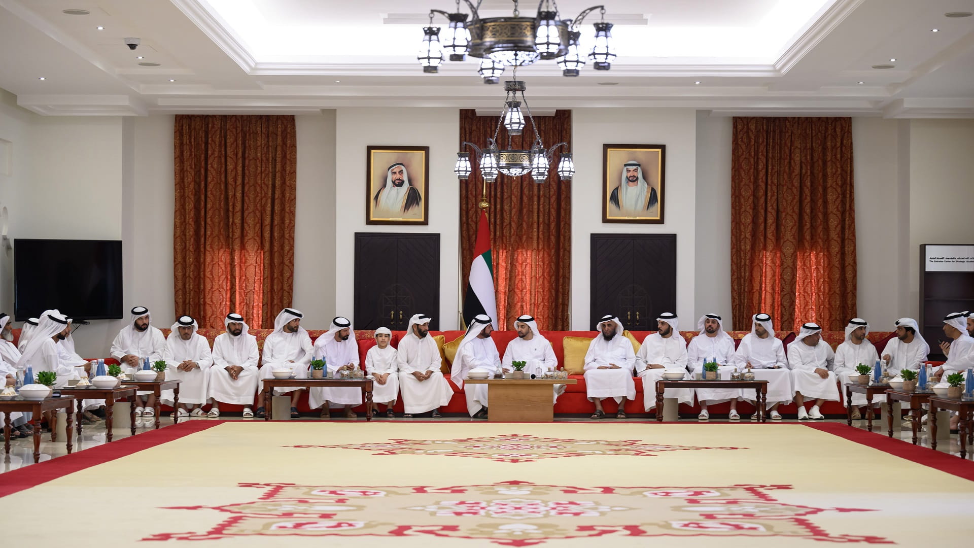 Image for the title: Hamdan bin Zayed checks on Al Sila' City citizens’ well-being 
