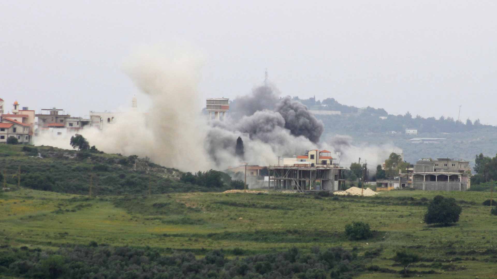 Image for the title: Three dead in Israeli strikes on south Lebanon 
