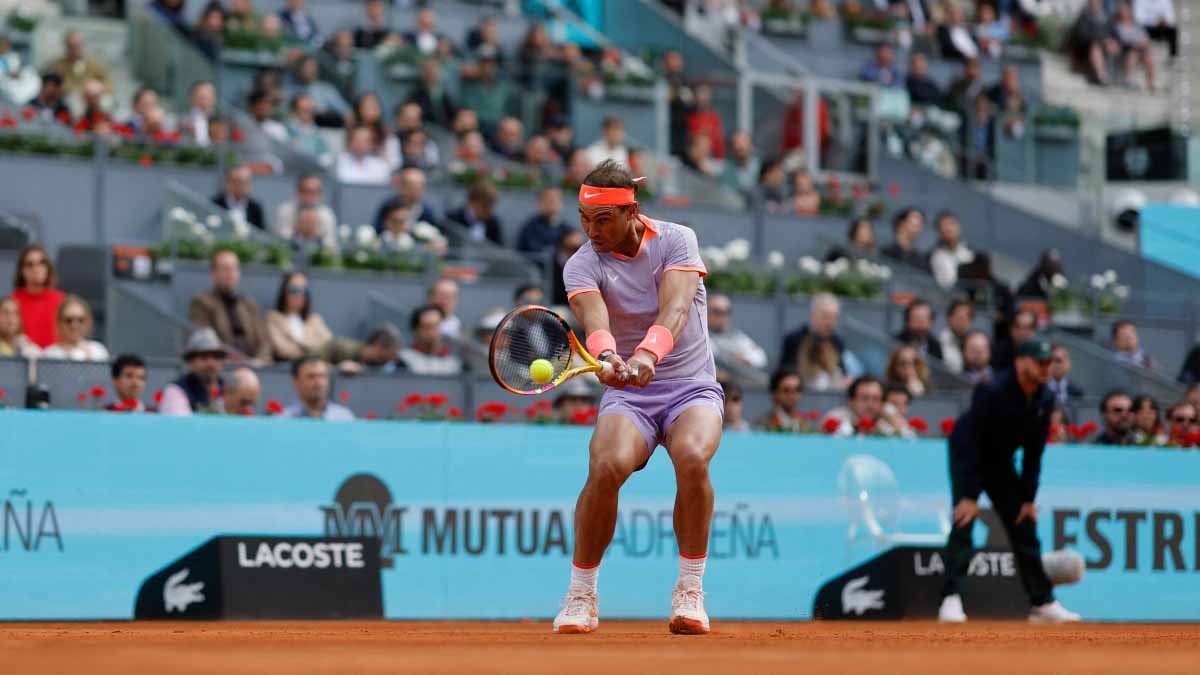 صورة بعنوان: الإسباني نادال يصعد للدور الثاني ببطولة مدريد للتنس 