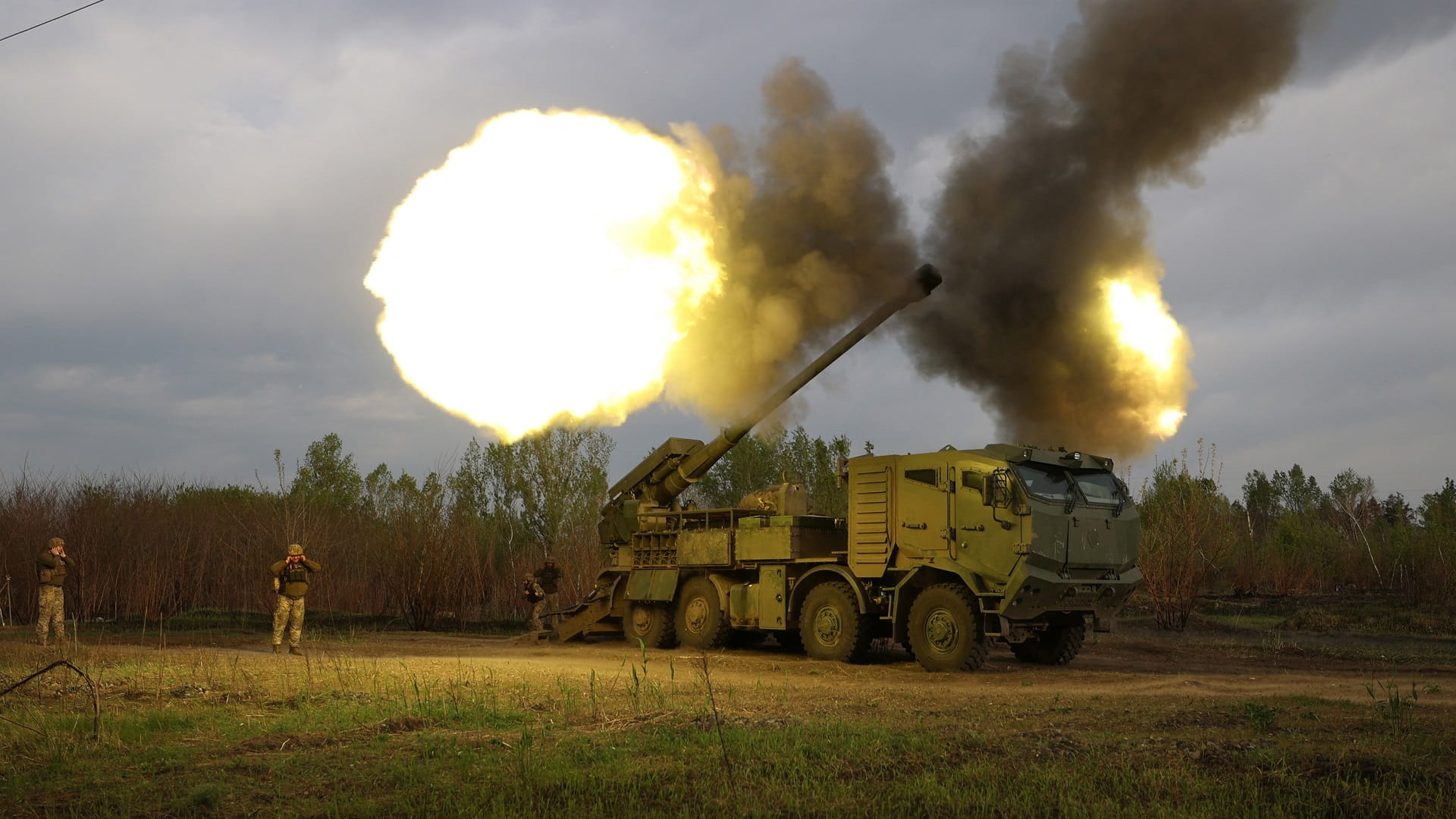 Image for the title: Moscow claims forces took control of village in eastern Ukraine 