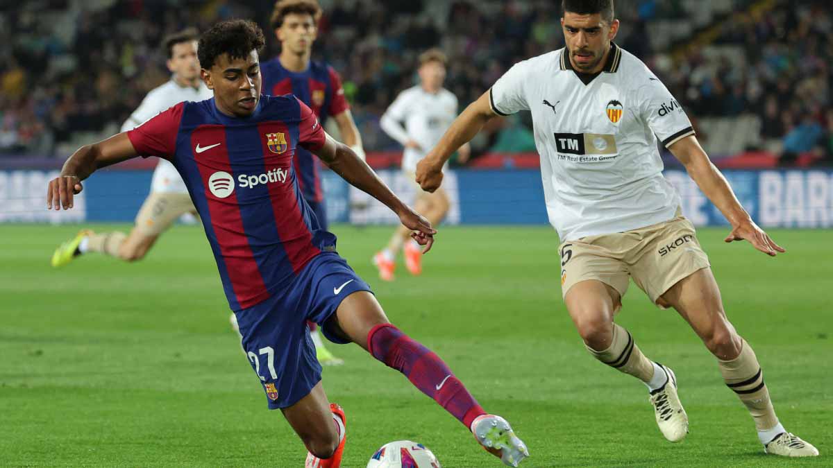 صورة بعنوان: برشلونة يقسو على فالنسيا في الدوري الإسباني   