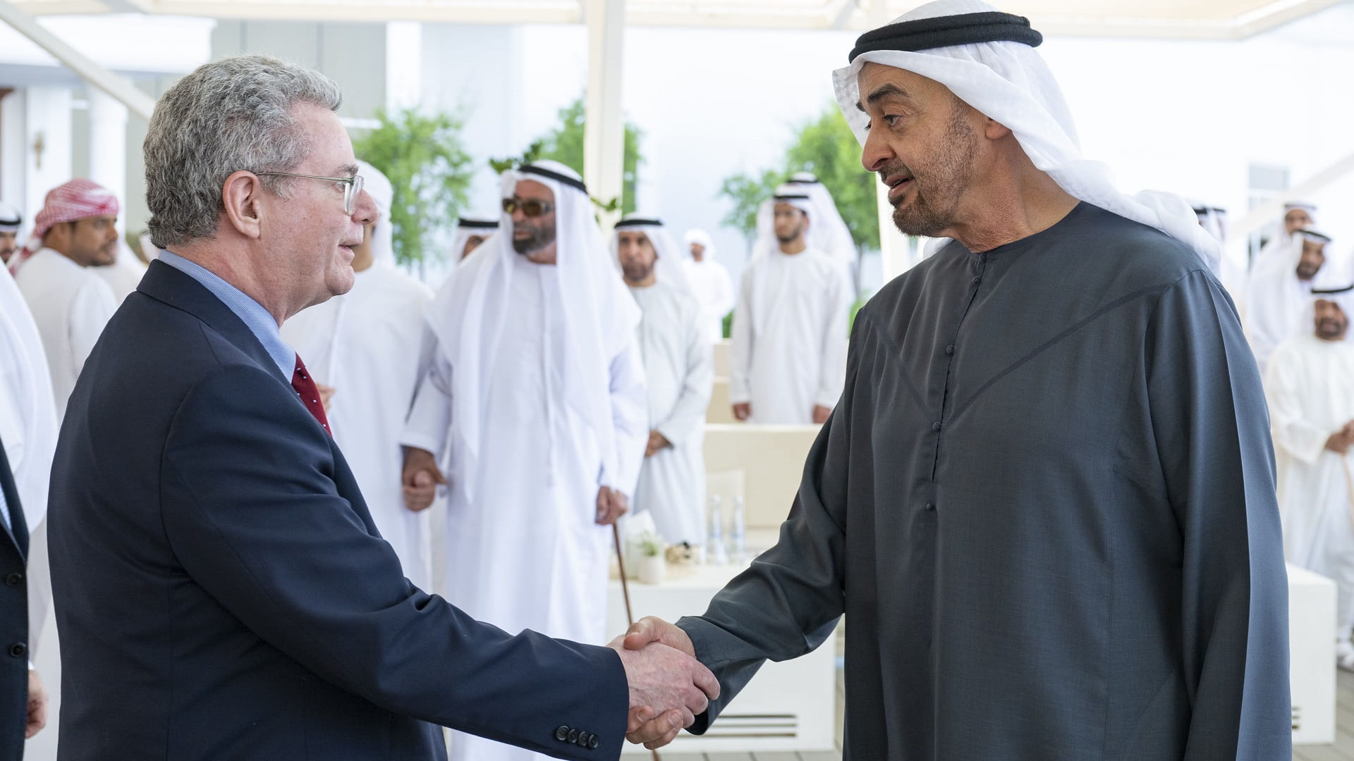 Image for the title: UAE President receives delegation from Canada's McGill University 