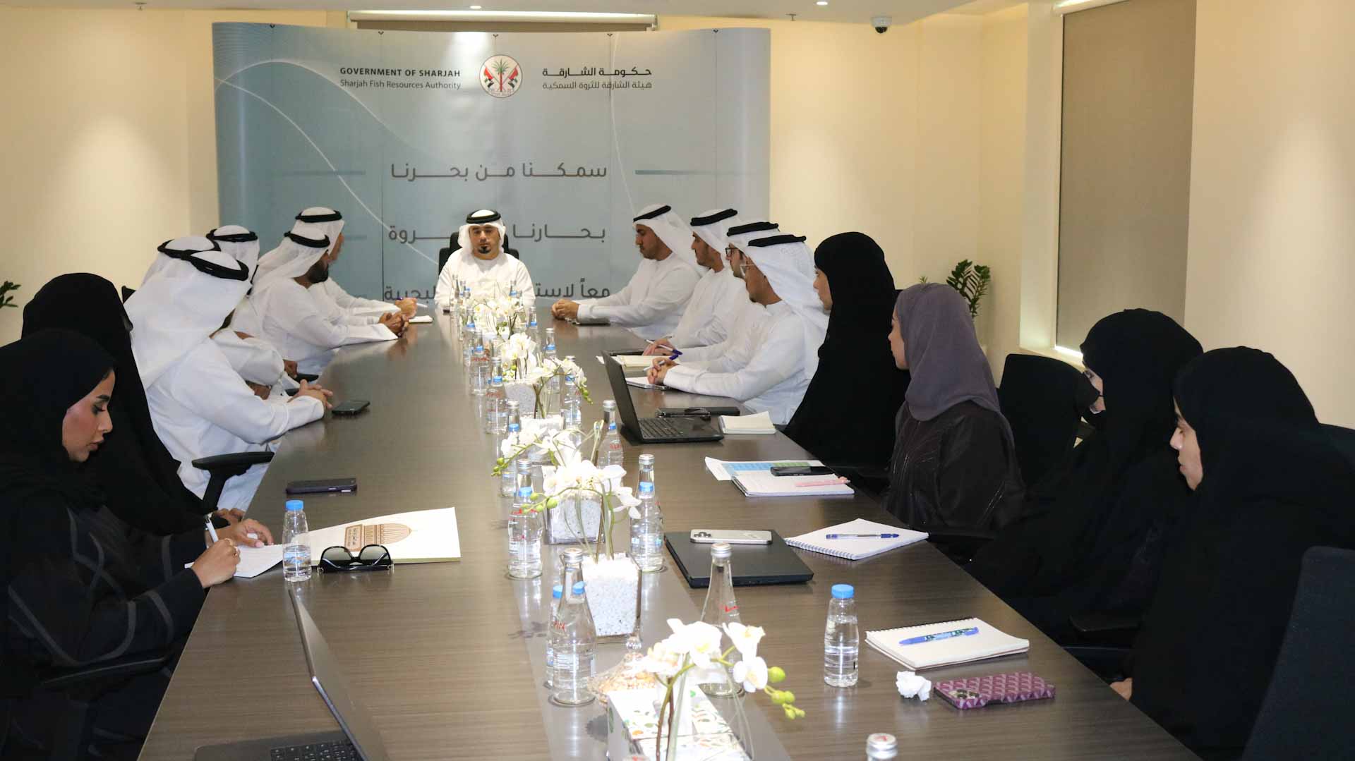 صورة بعنوان: لجنة بـ "استشاري الشارقة" تطلع على أعمال "الشارقة للثروة السمكية" 