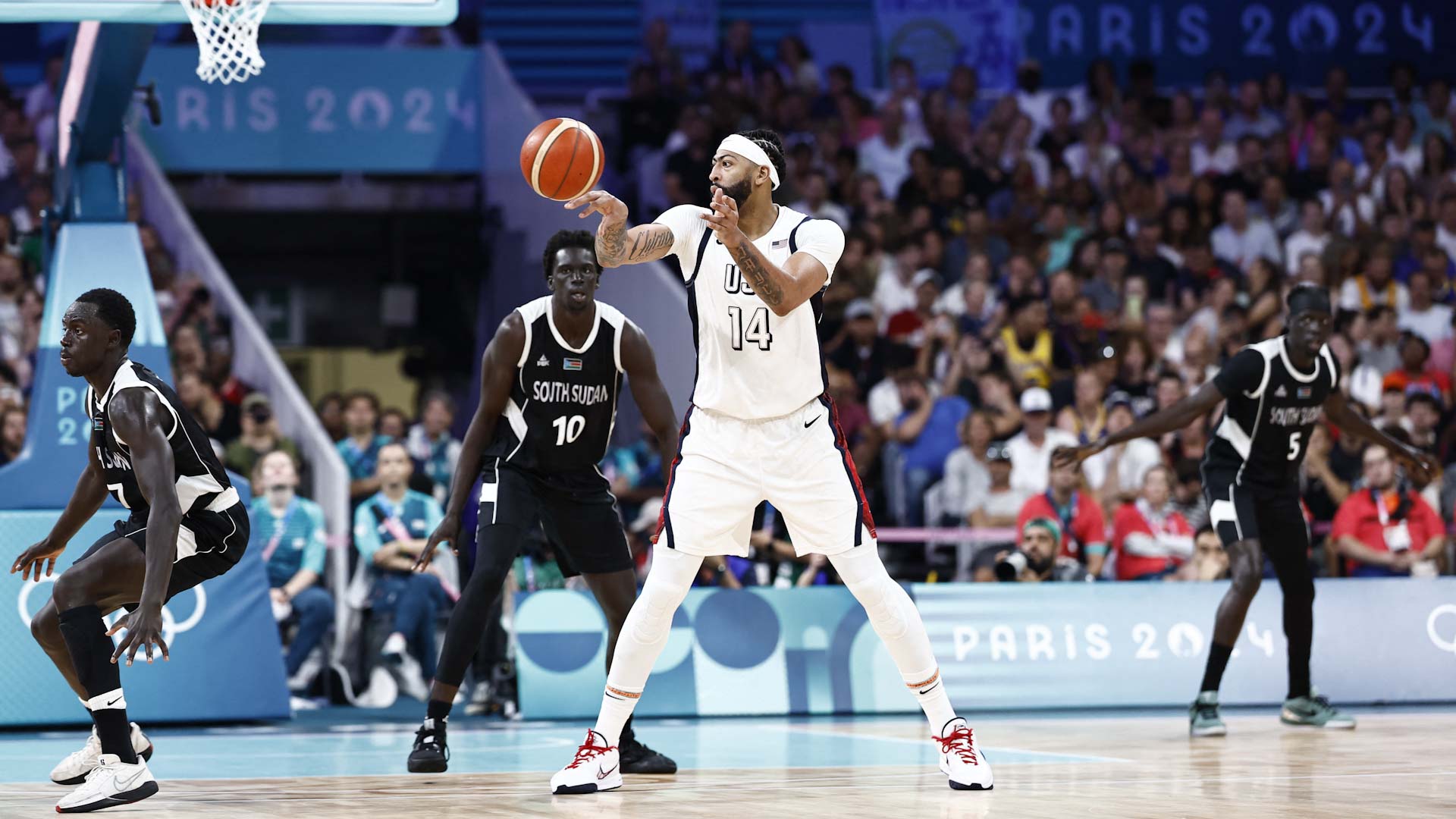 صورة بعنوان: أميركا إلى الأدوار الإقصائية بمنافسات السلة للرجال بأولمبياد باريس 