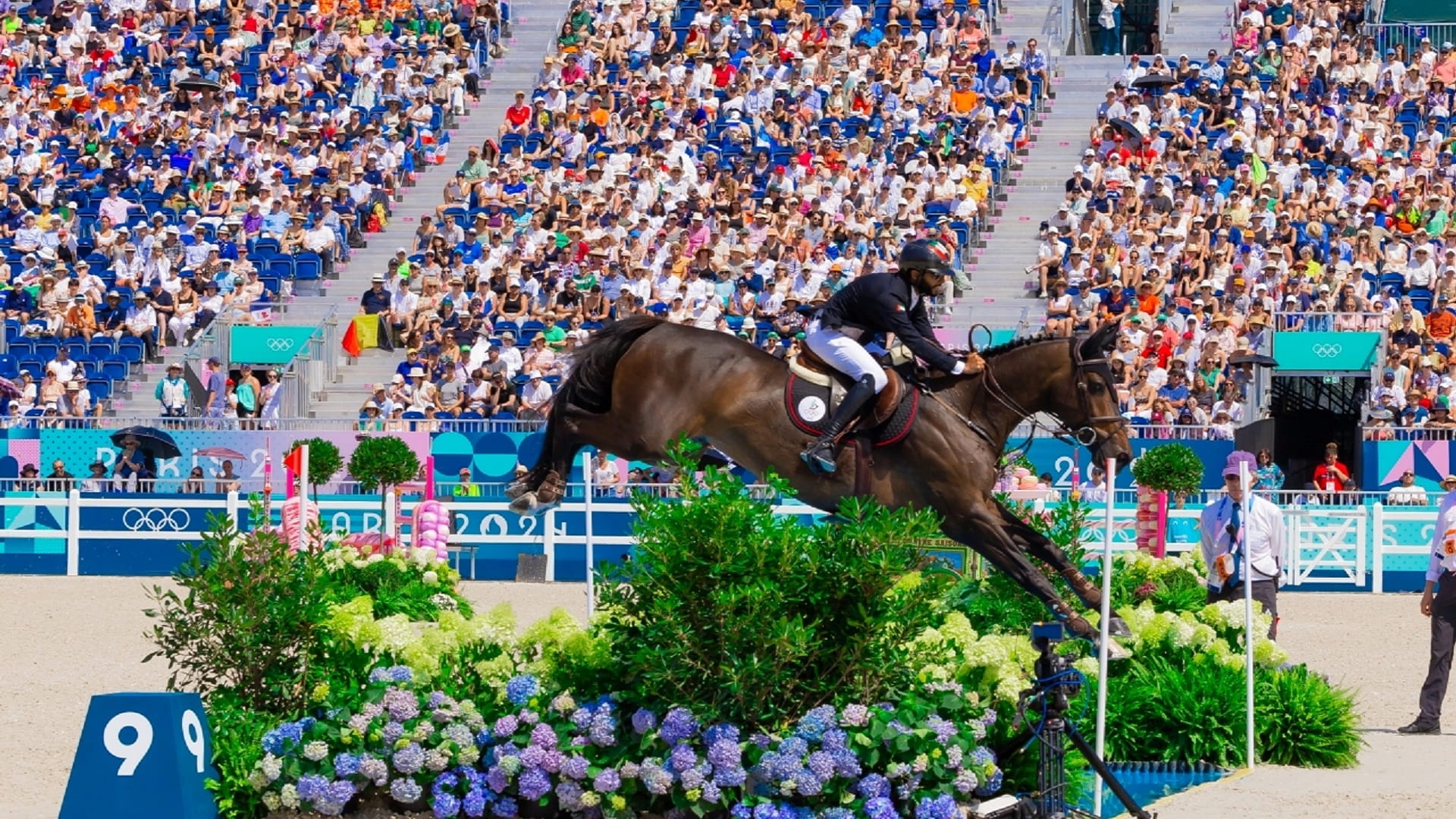 صورة بعنوان: عمر المرزوقي إلى نهائي فردي قفز الحواجز بأولمبياد باريس 
